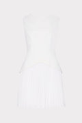 Haddy Pleated Mini Dress