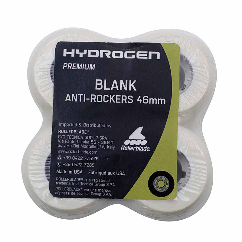 Rollerblade Blank Antirockers 46mm Wheels (Pack of 4)