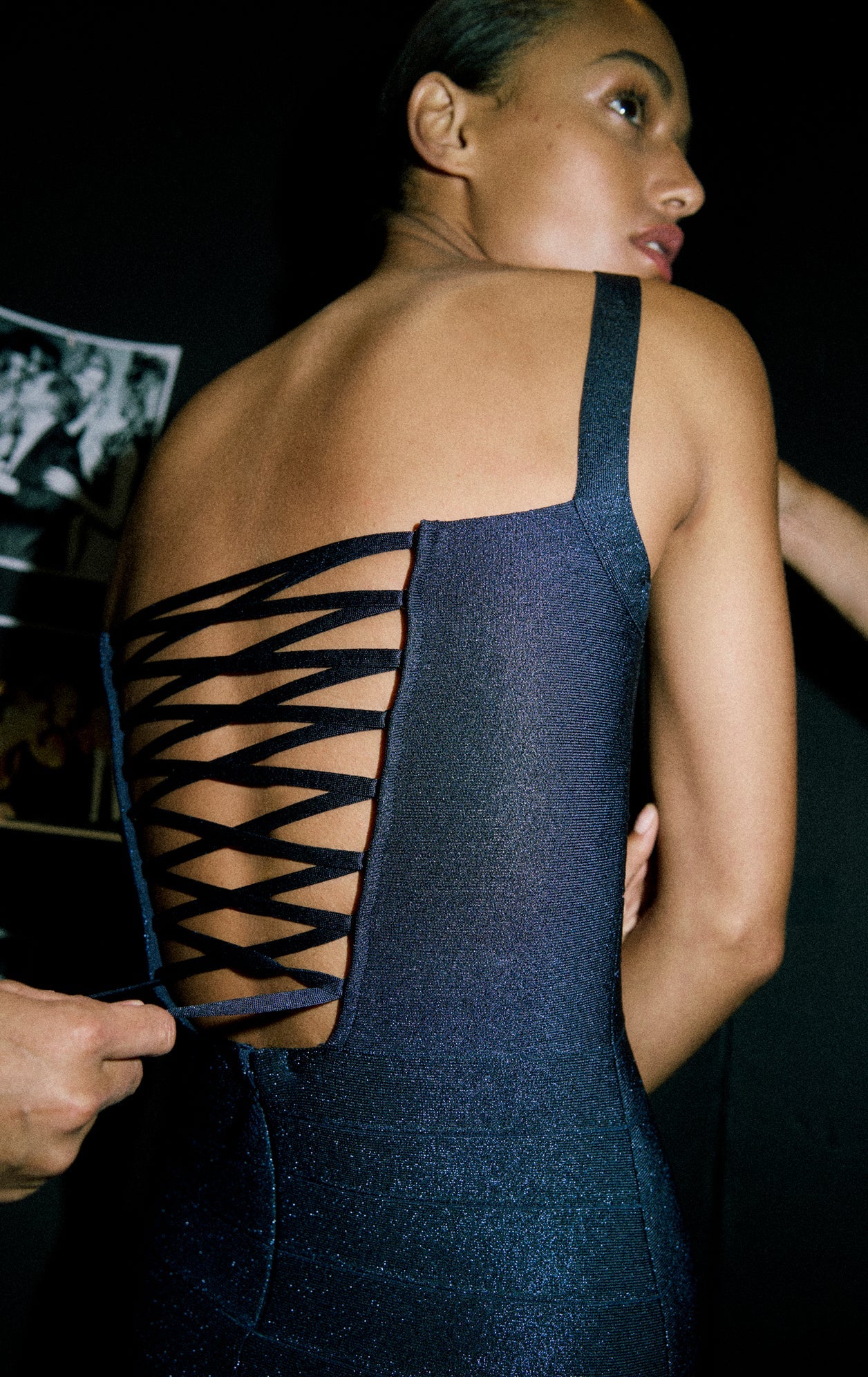 THE LUREX NERI DRESS