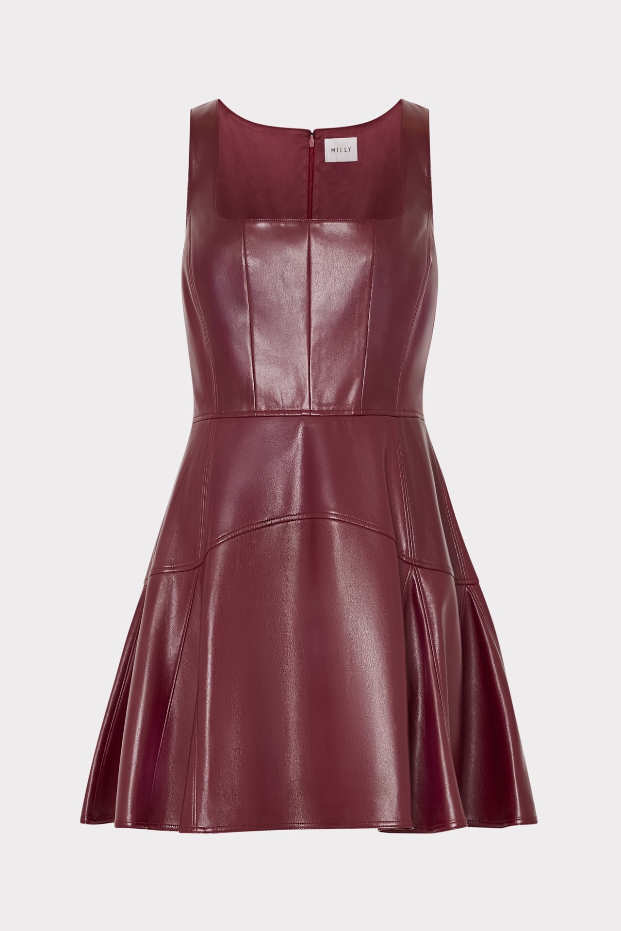 Vegan Leather Mini Dress
