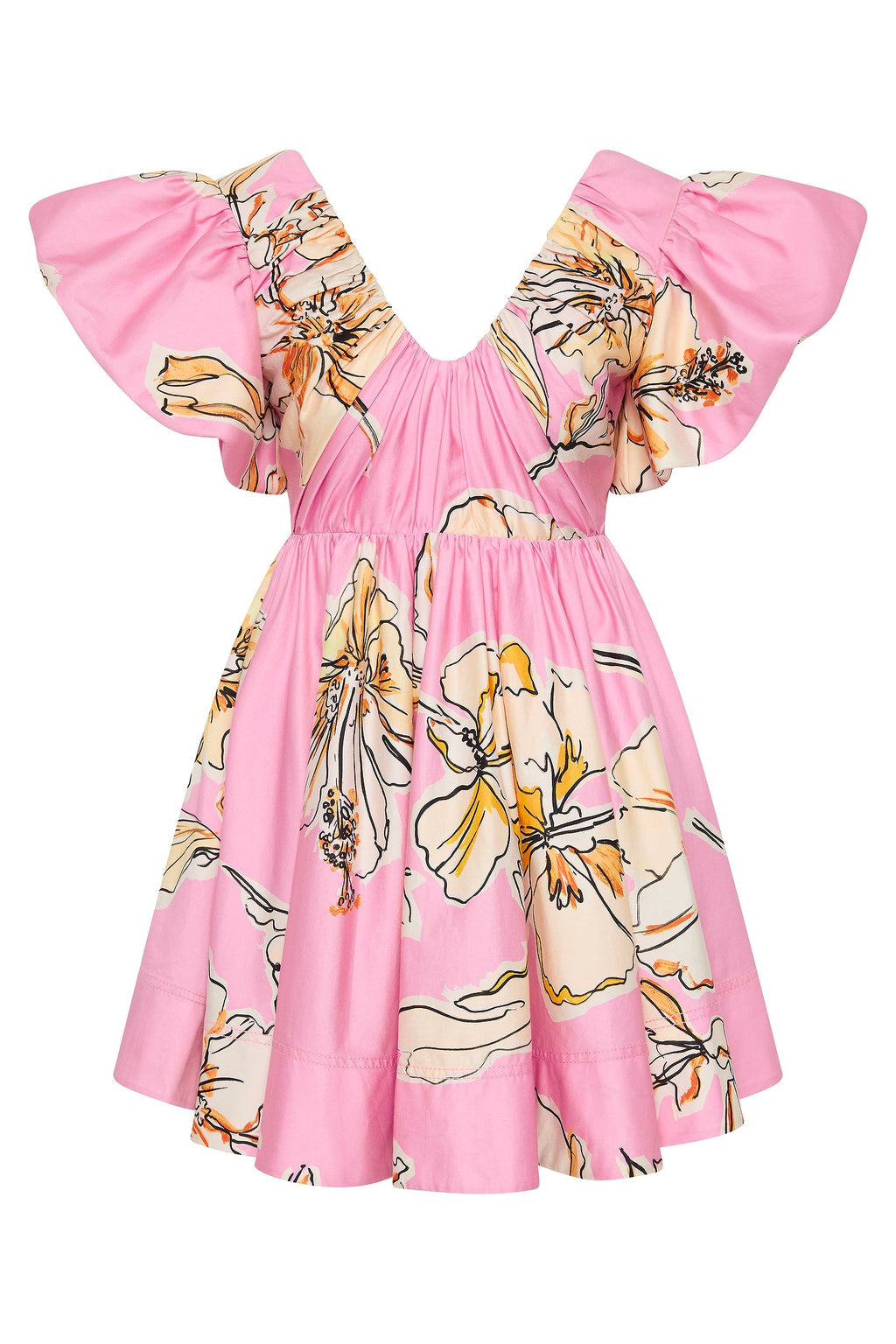 Gretta Bow Back Mini Dress