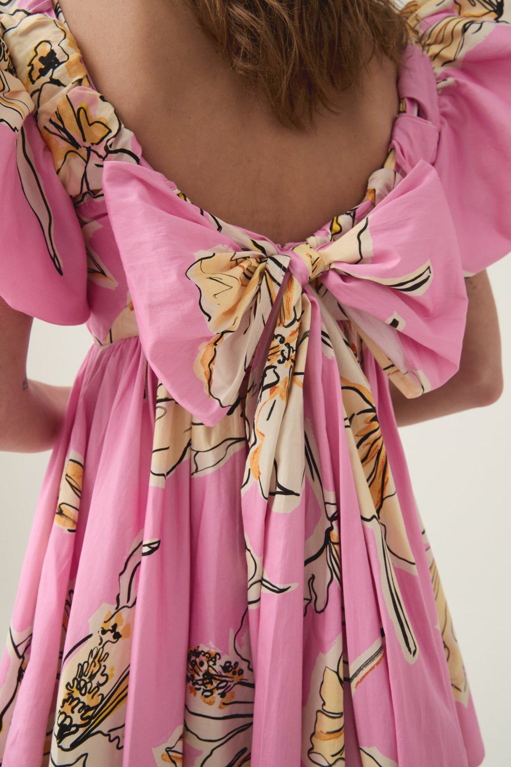 Gretta Bow Back Mini Dress