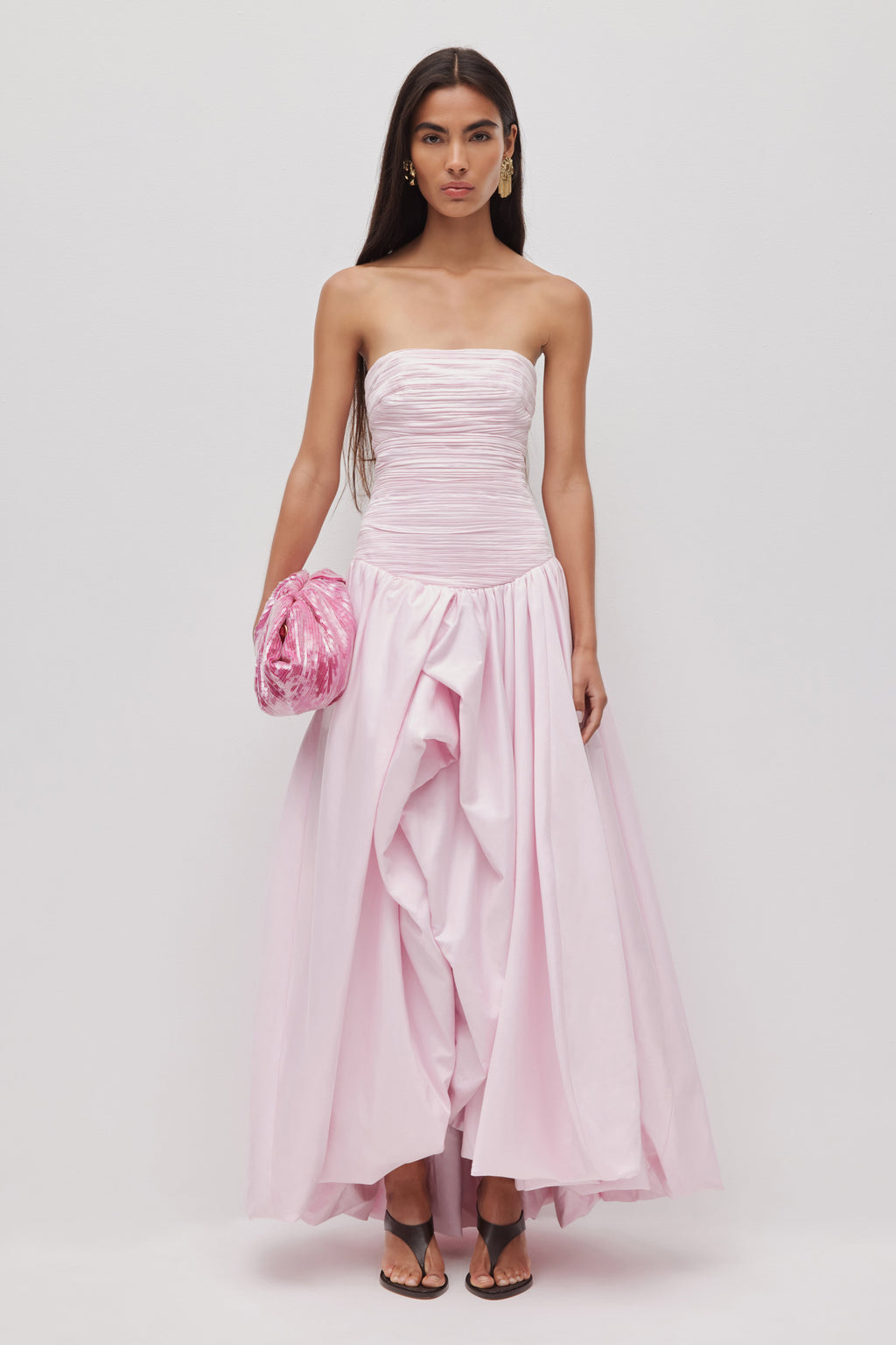 Violette Bubble Hem Maxi Drs