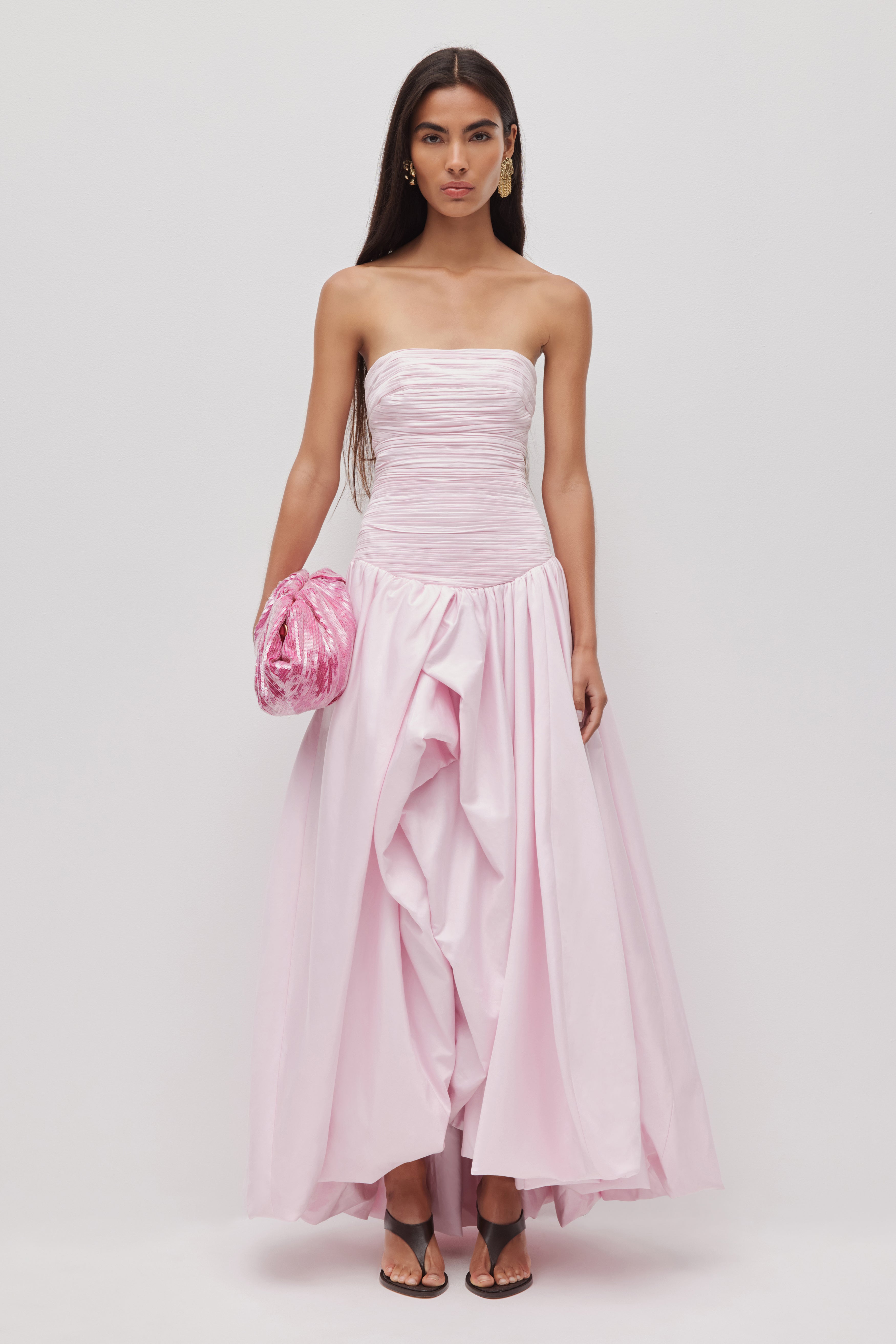 Violette Bubble Hem Maxi Drs