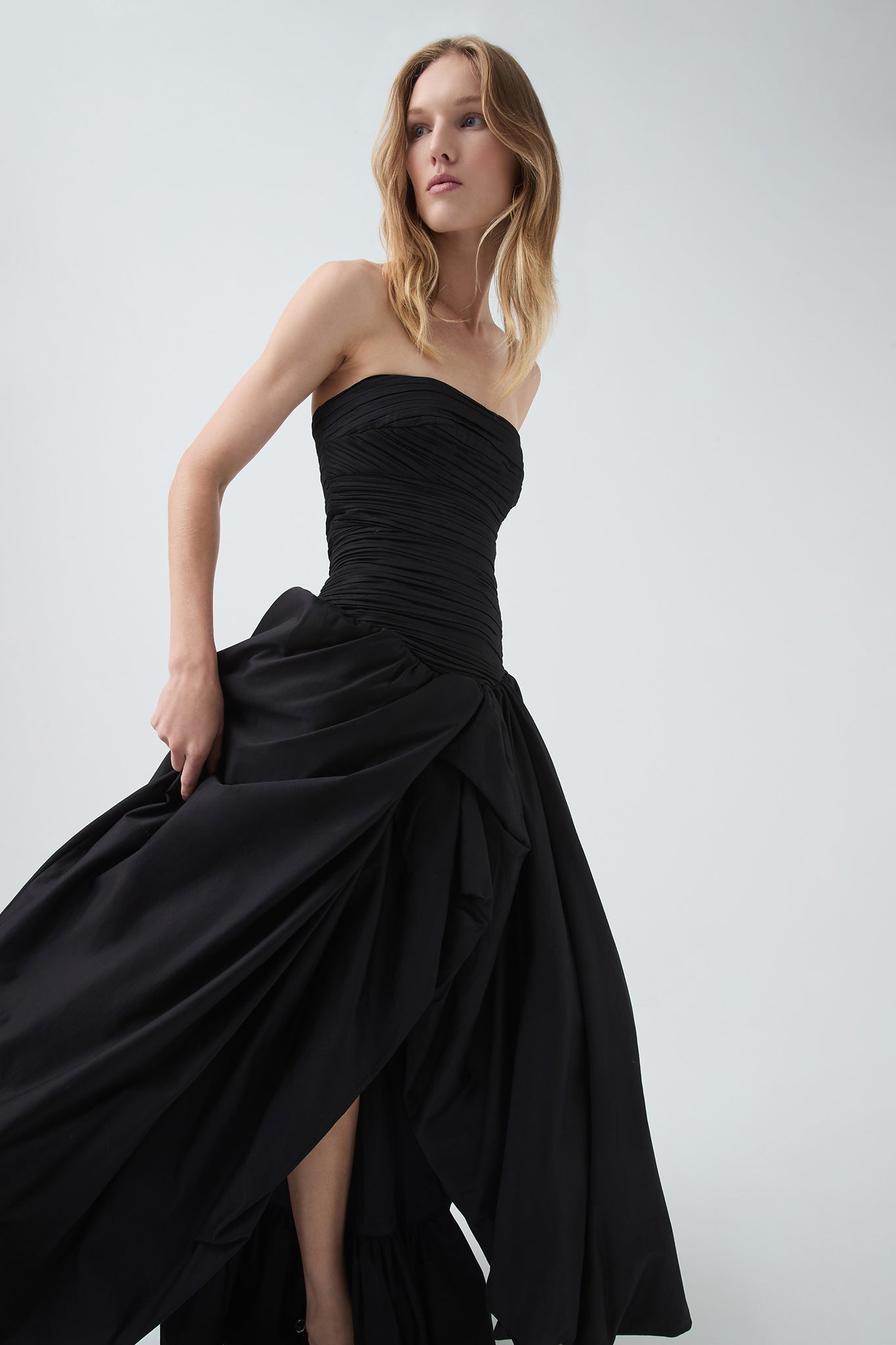 Violette Bubble Hem Maxi Drs