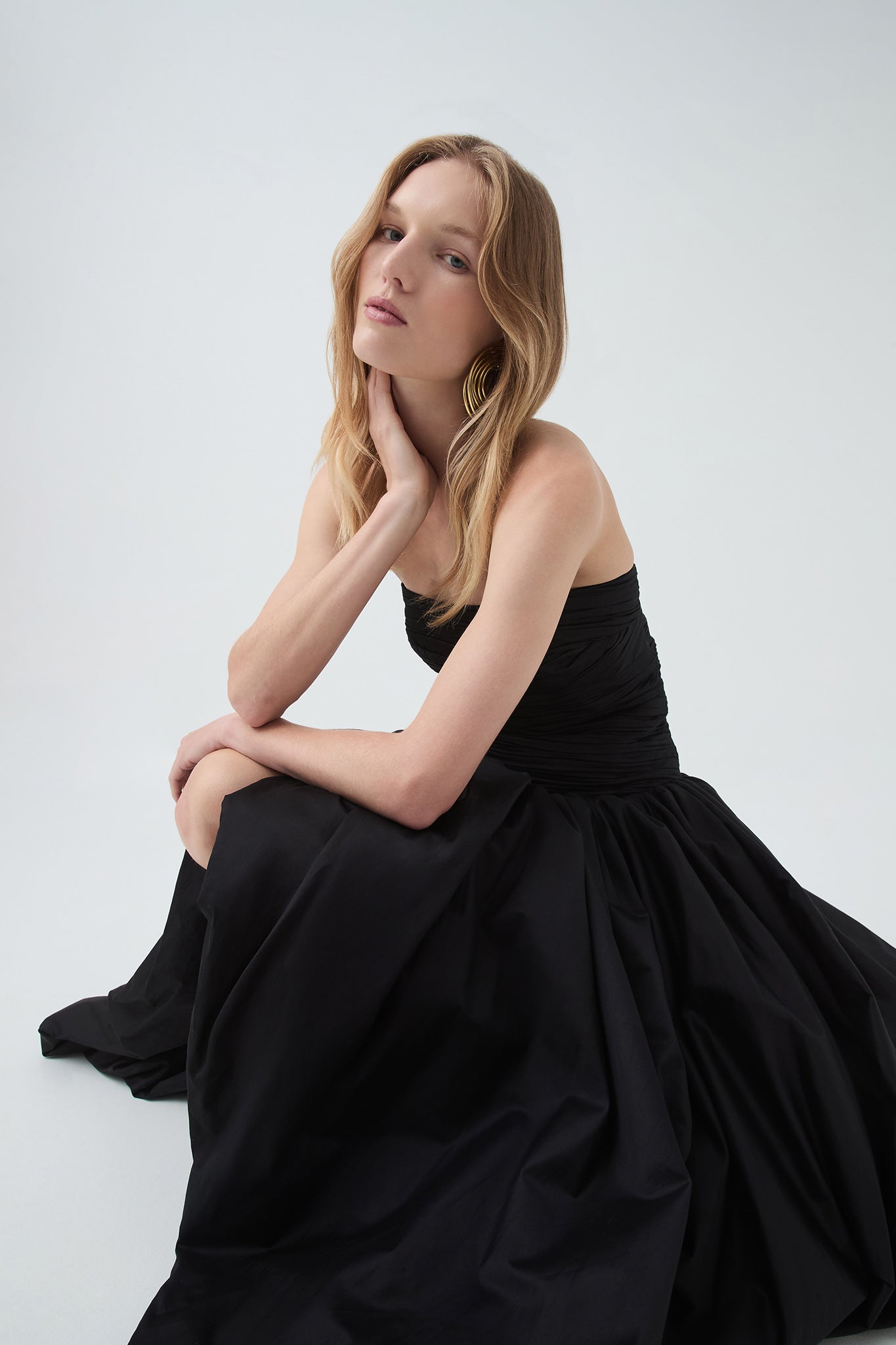Violette Bubble Hem Maxi Drs