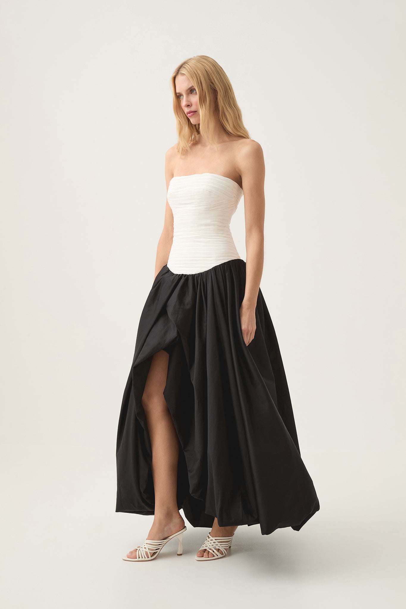 Violette Bubble Hem Maxi Drs