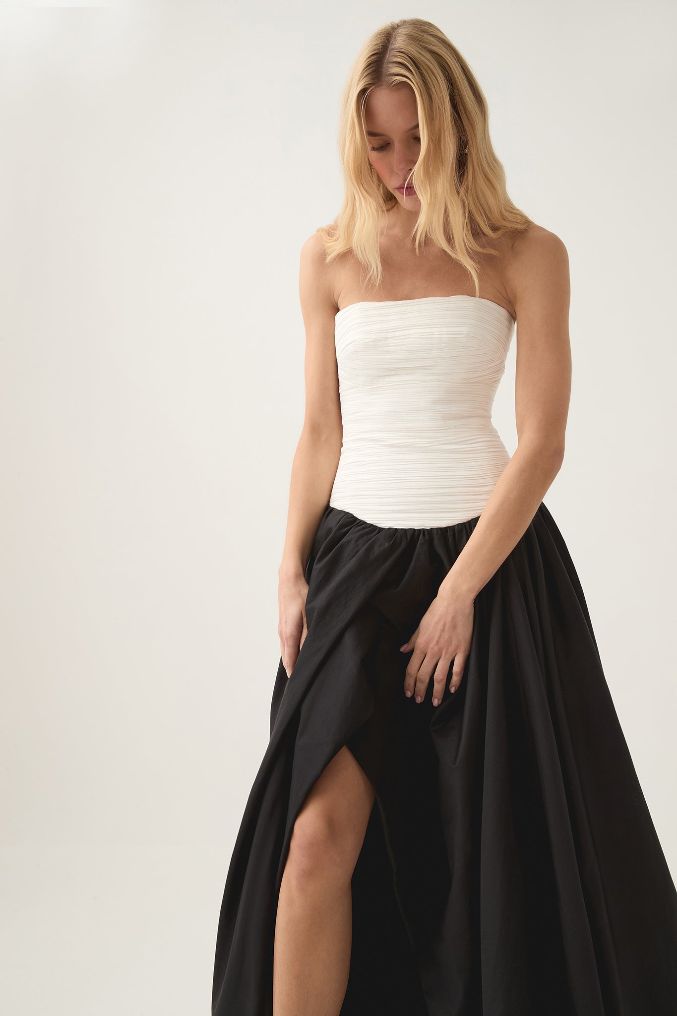 Violette Bubble Hem Maxi Drs