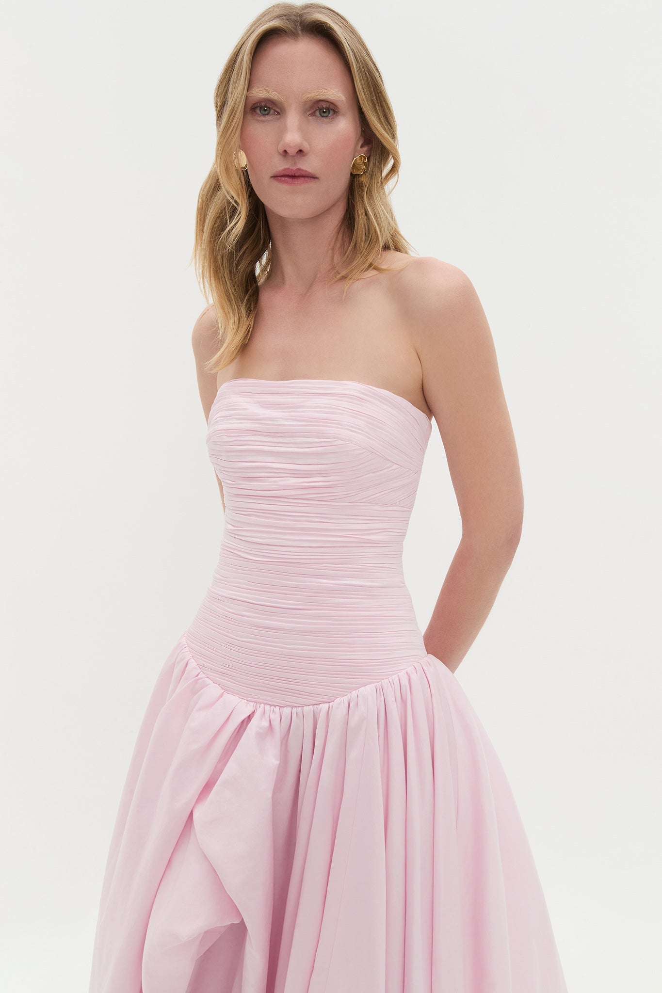 Violette Bubble Hem Maxi Drs