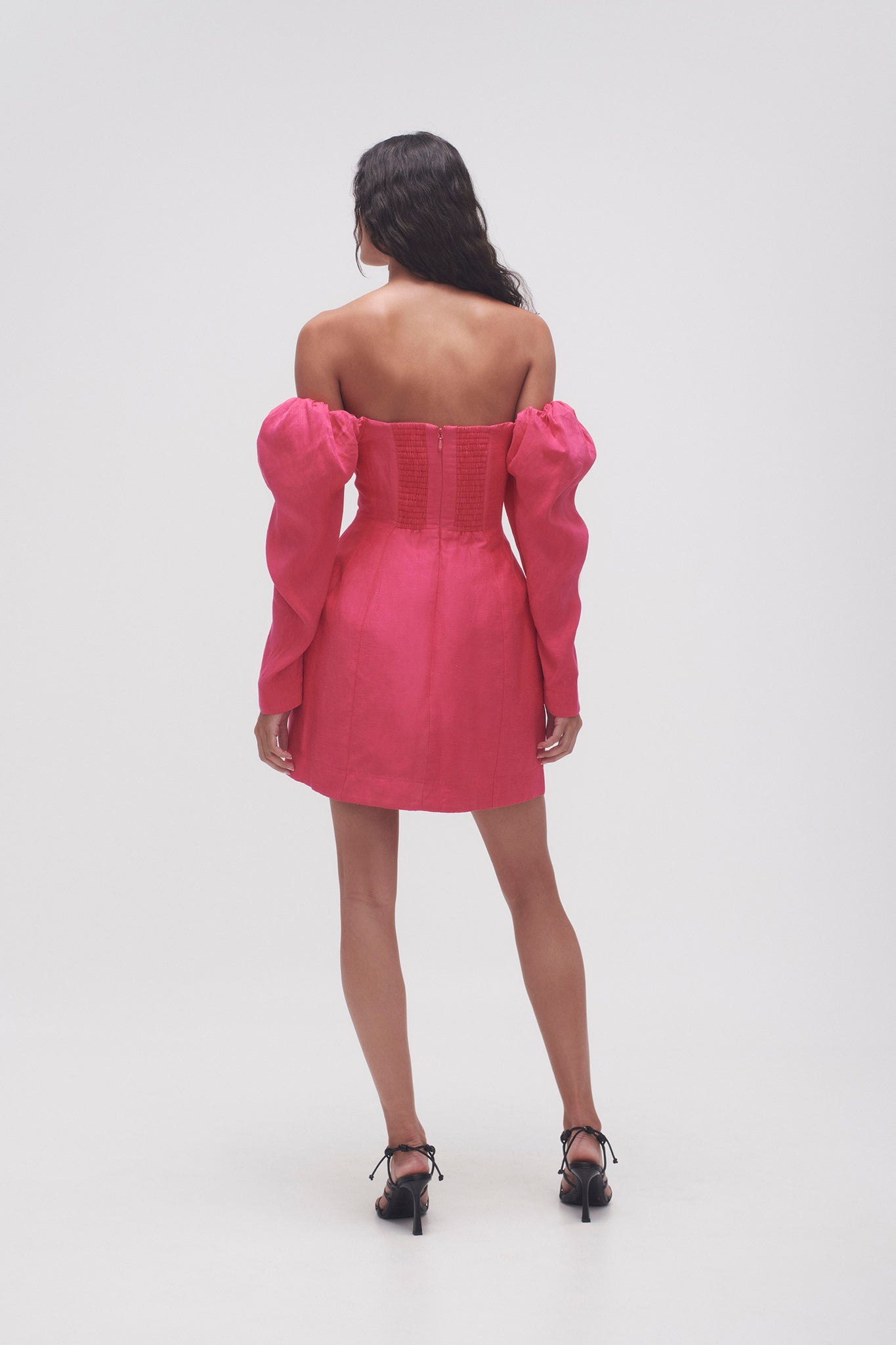 Baret Sleeved Mini Dress