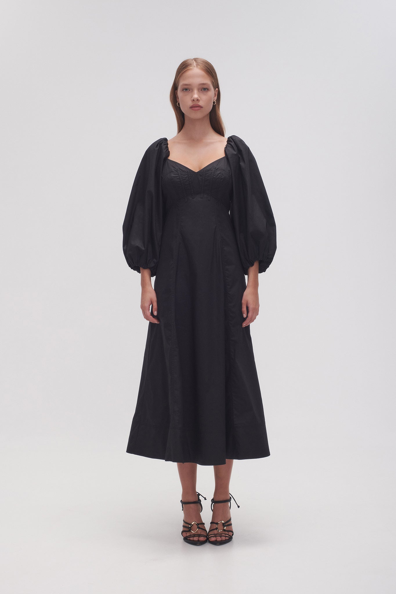 Hester Corsetted Midi Dress
