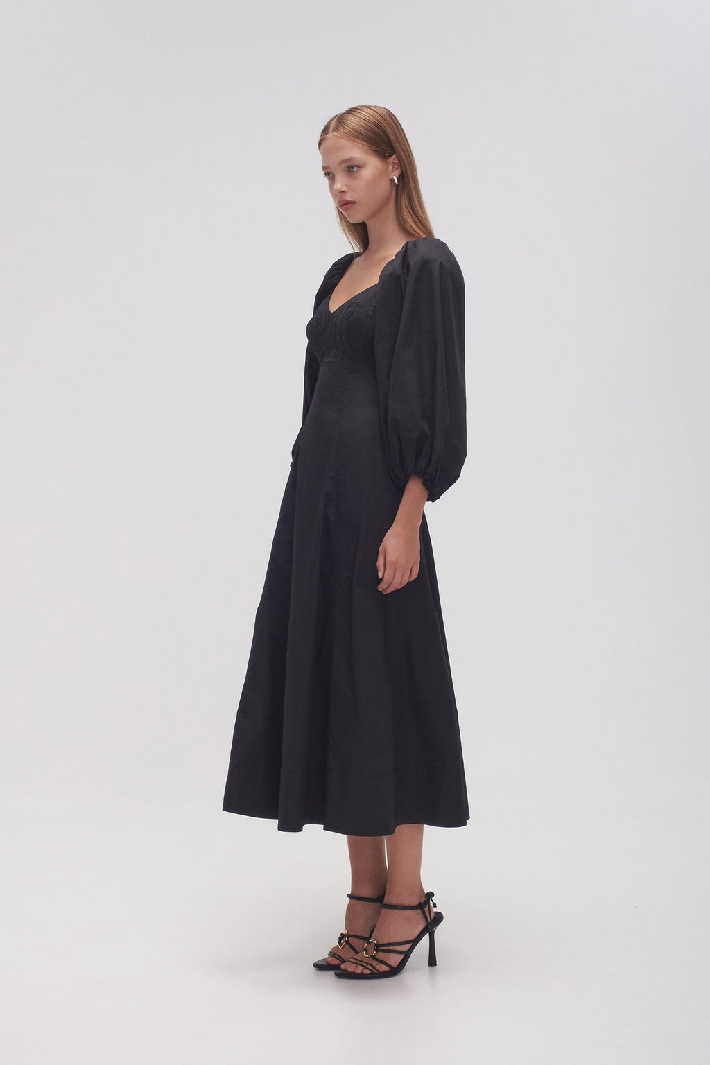 Hester Corsetted Midi Dress