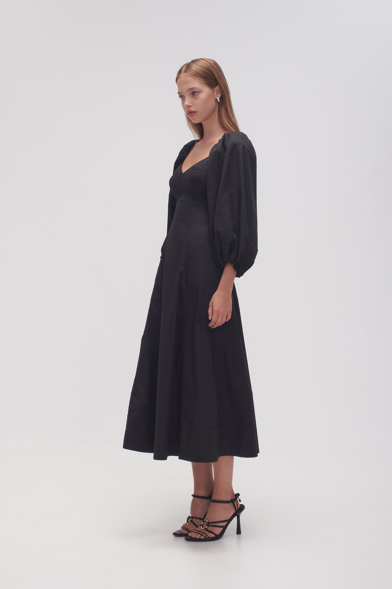 Hester Corsetted Midi Dress