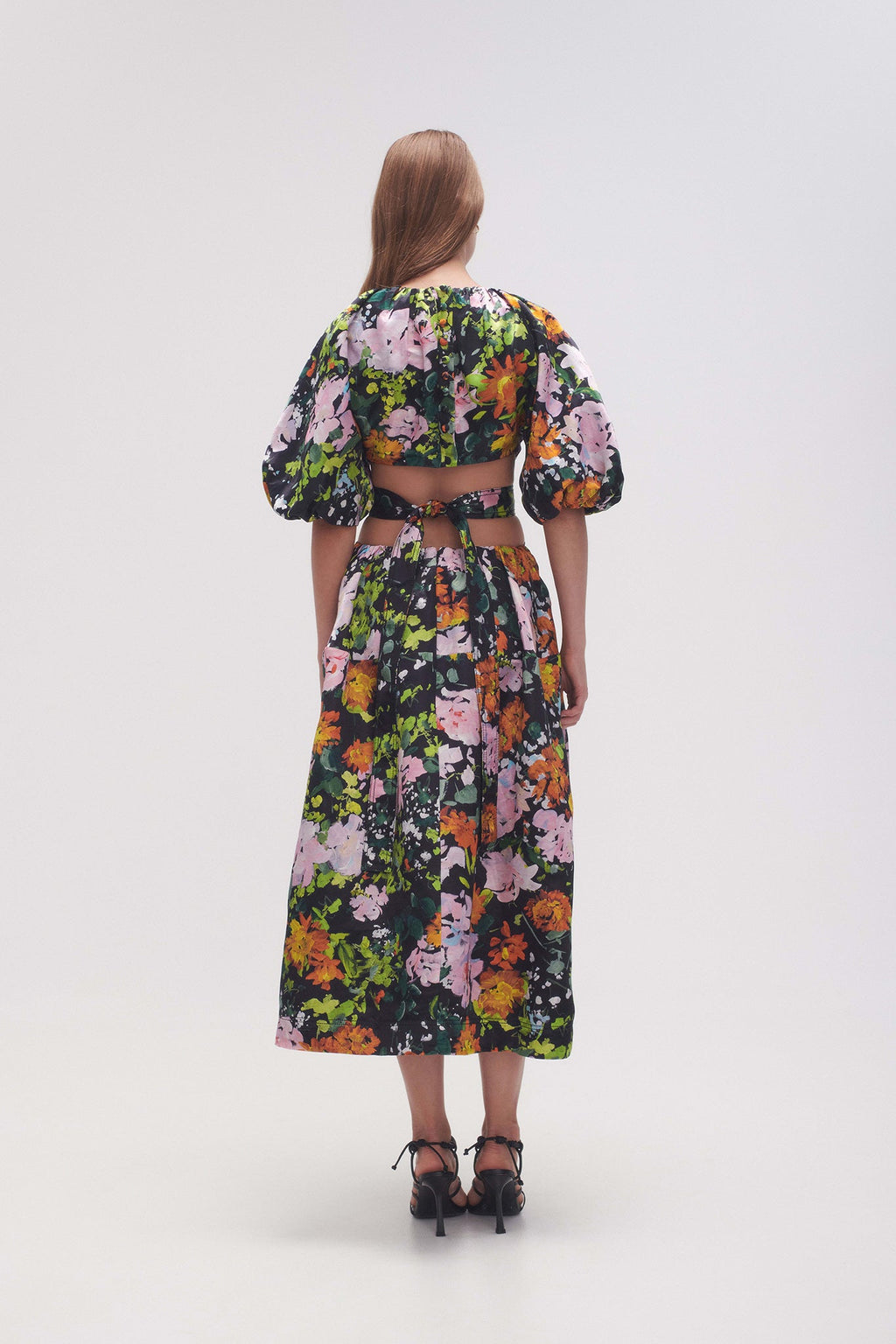 Mimosa Cutout Midi Dress