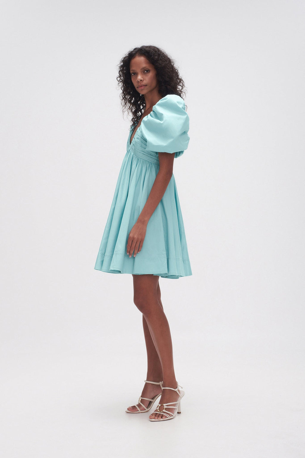 Gabrielle Plunge Mini Dress
