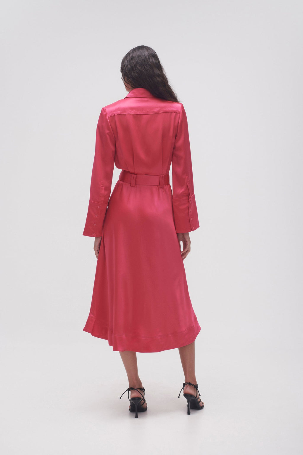 Echo Belted Midi Shirt Dress