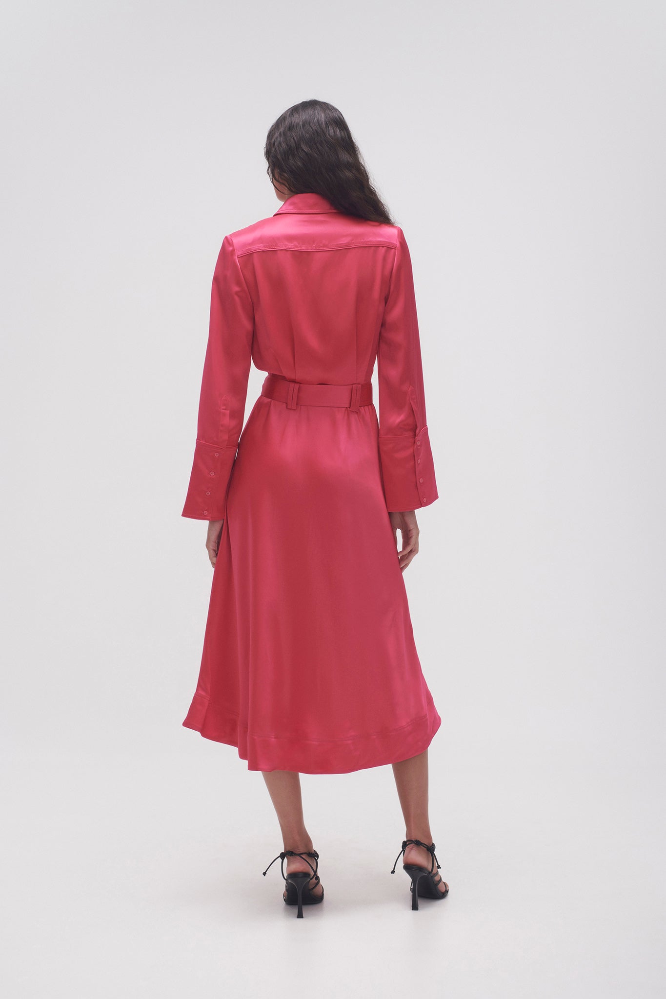 Echo Belted Midi Shirt Dress