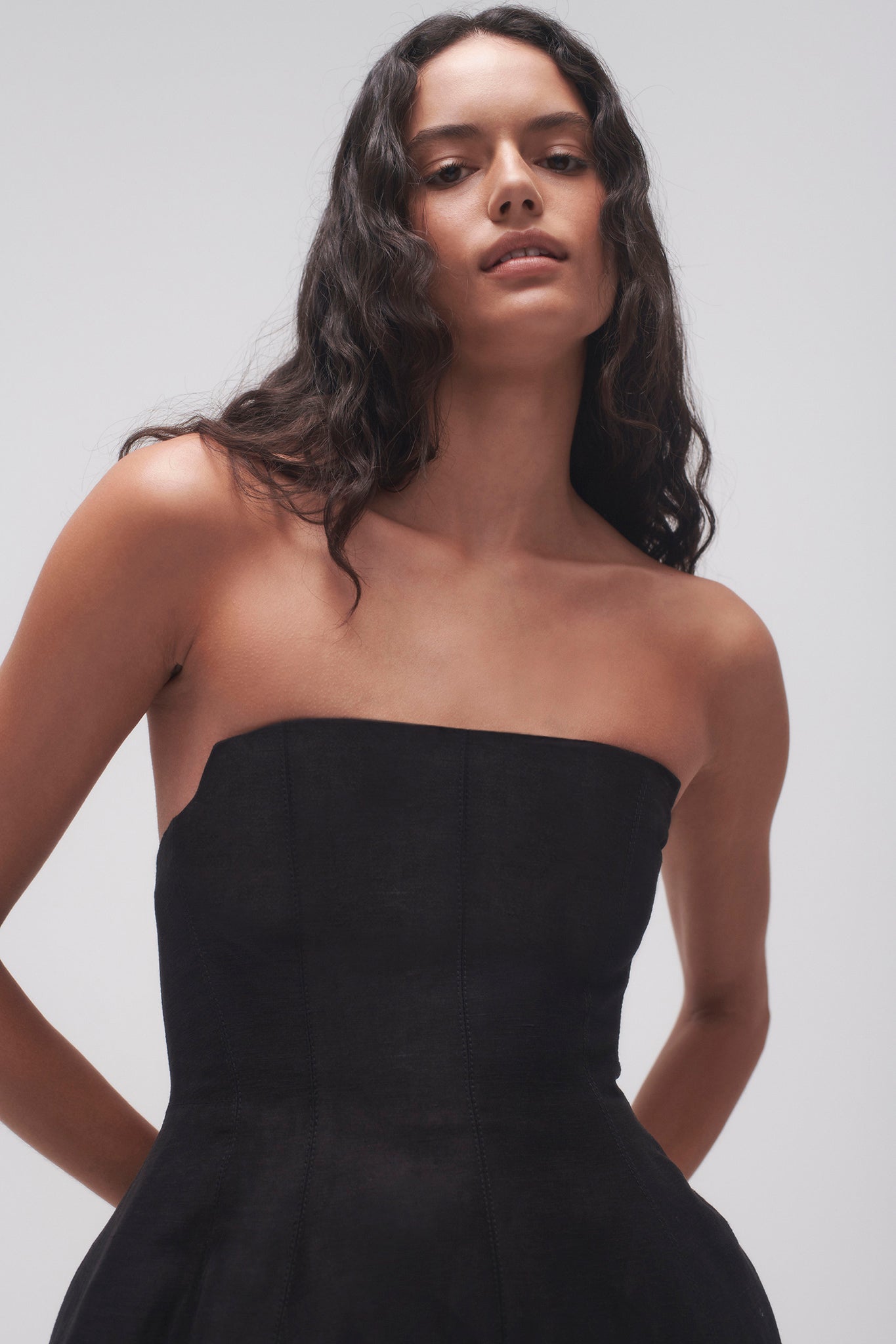 Baret Strapless Mini Dress