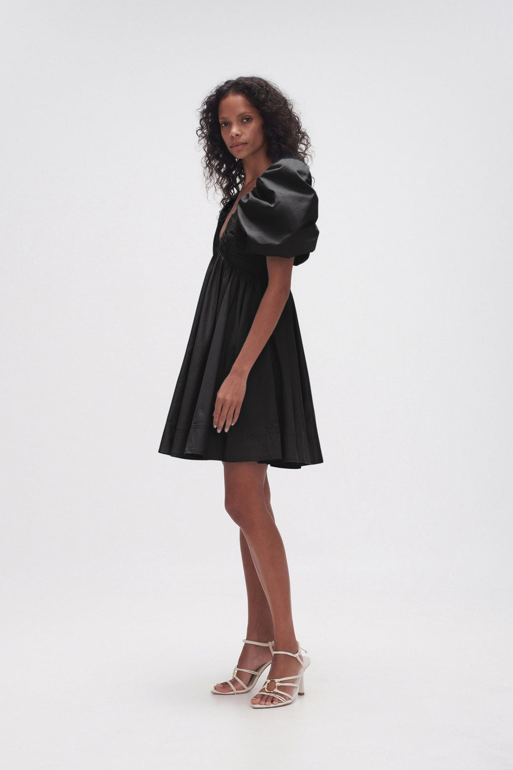 Gabrielle Plunge Mini Dress