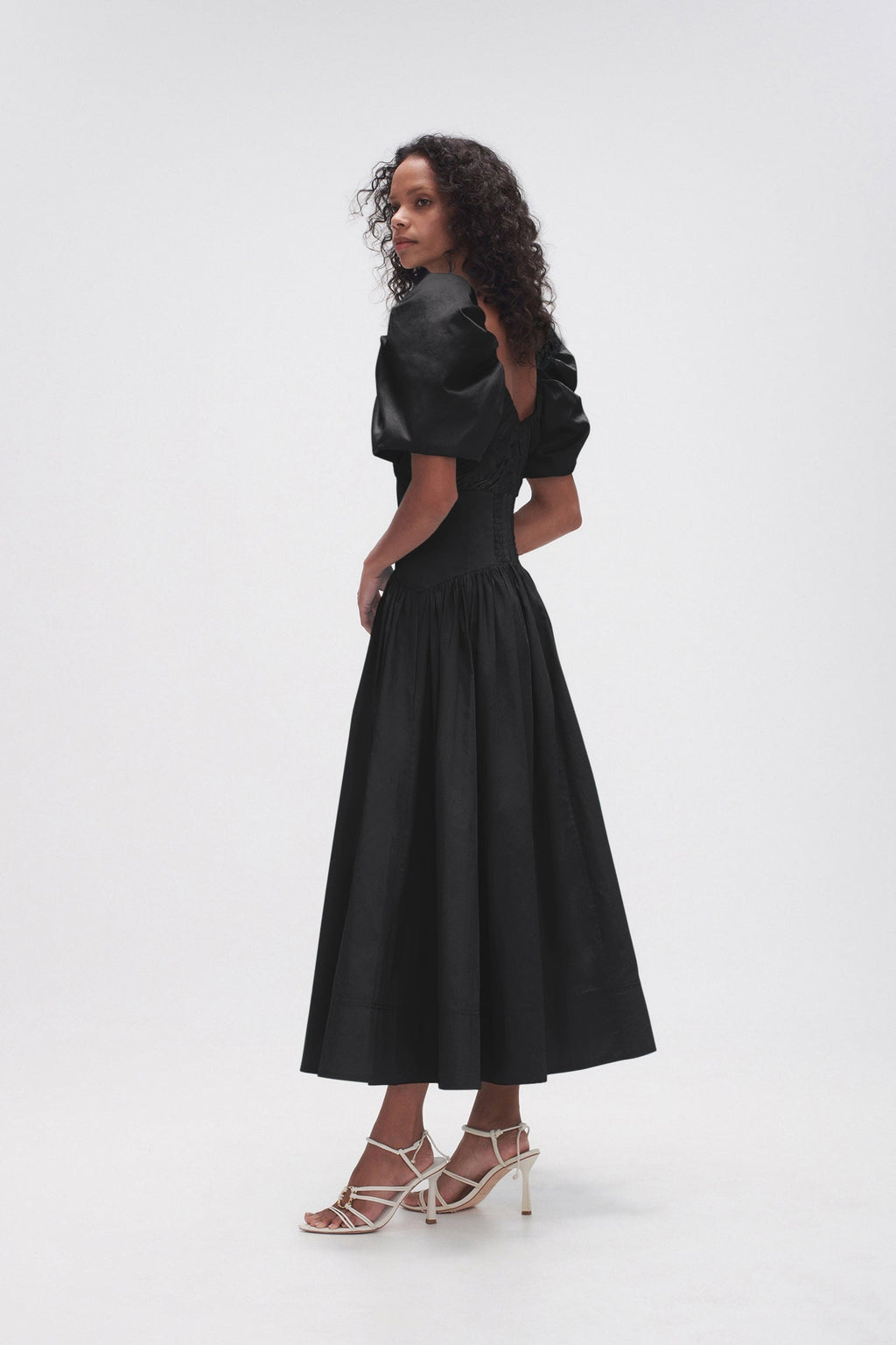 Gabrielle Plunge Midi Dress