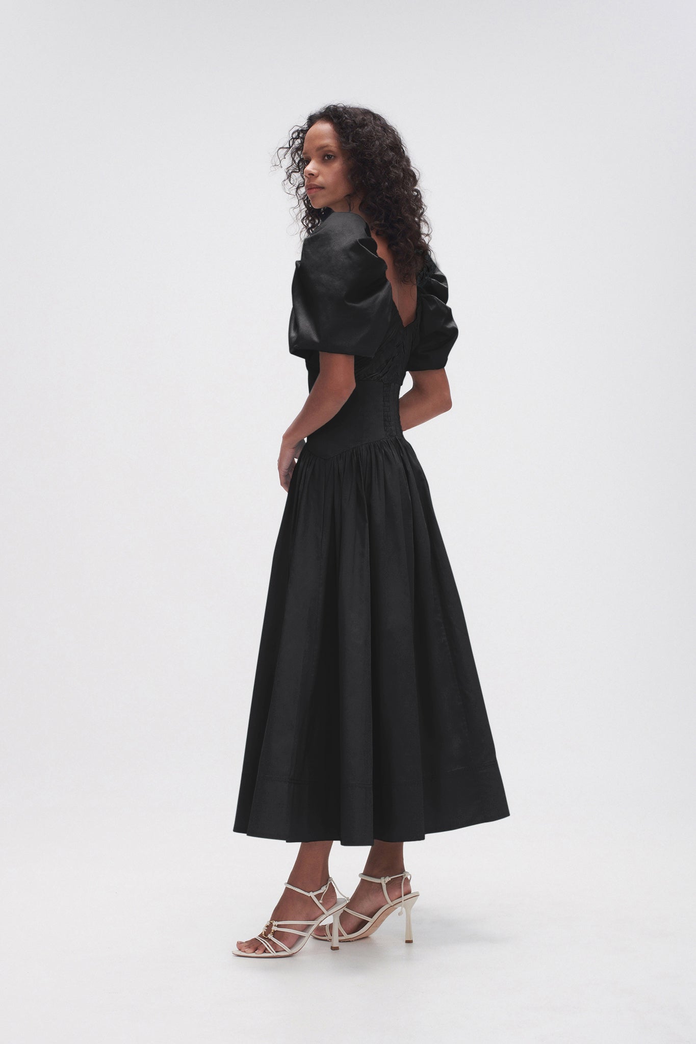 Gabrielle Plunge Midi Dress