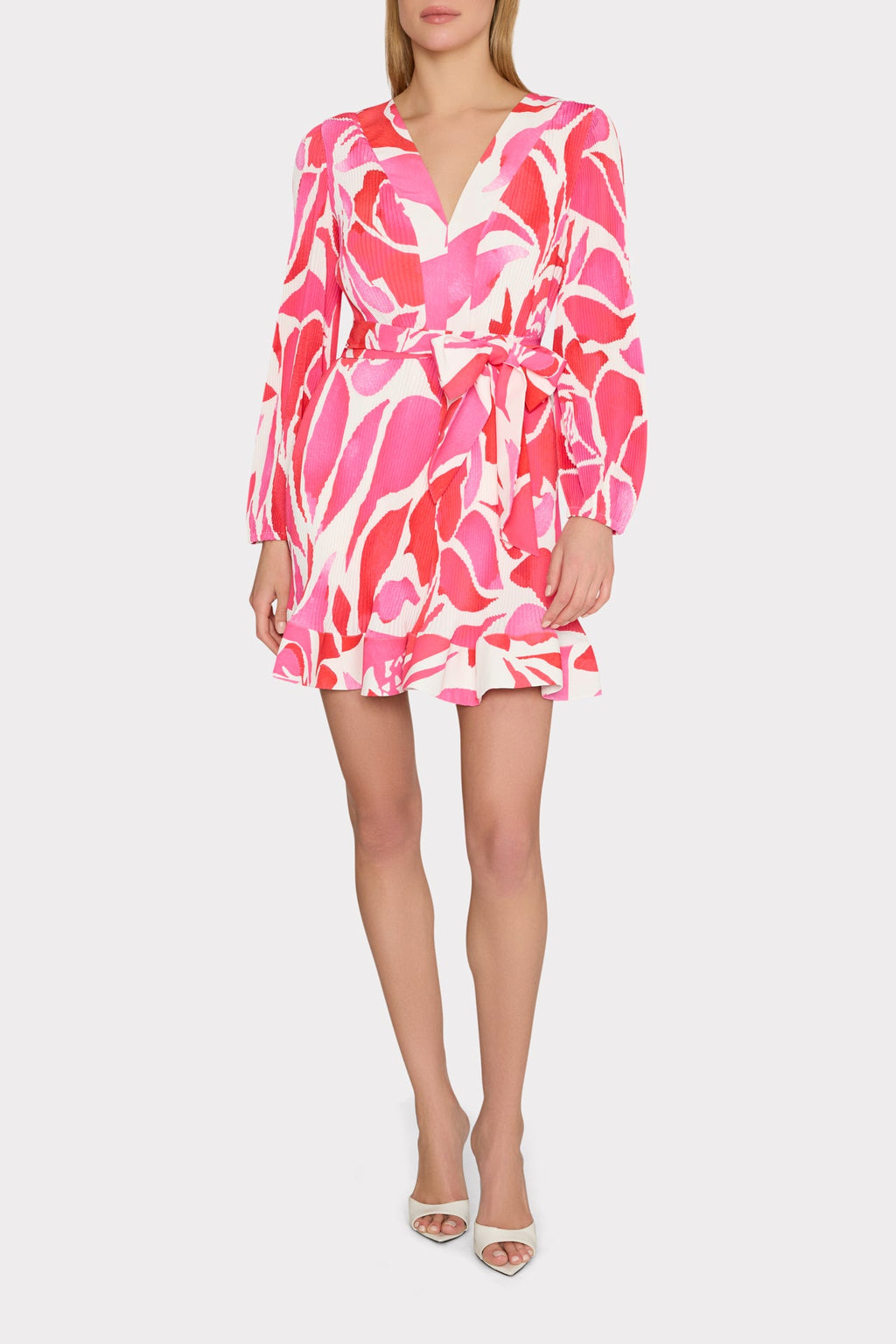 Liv Dream Rose Pleated Dress