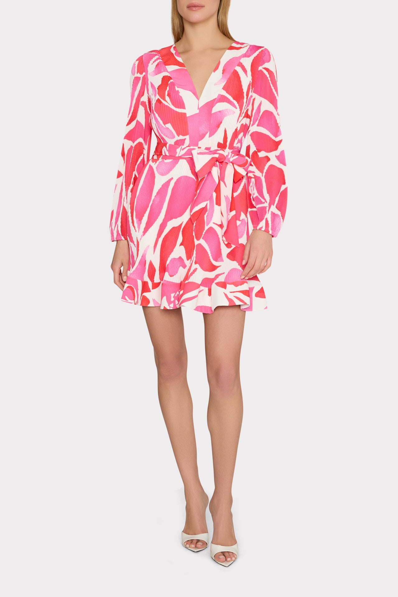 Liv Dream Rose Pleated Dress