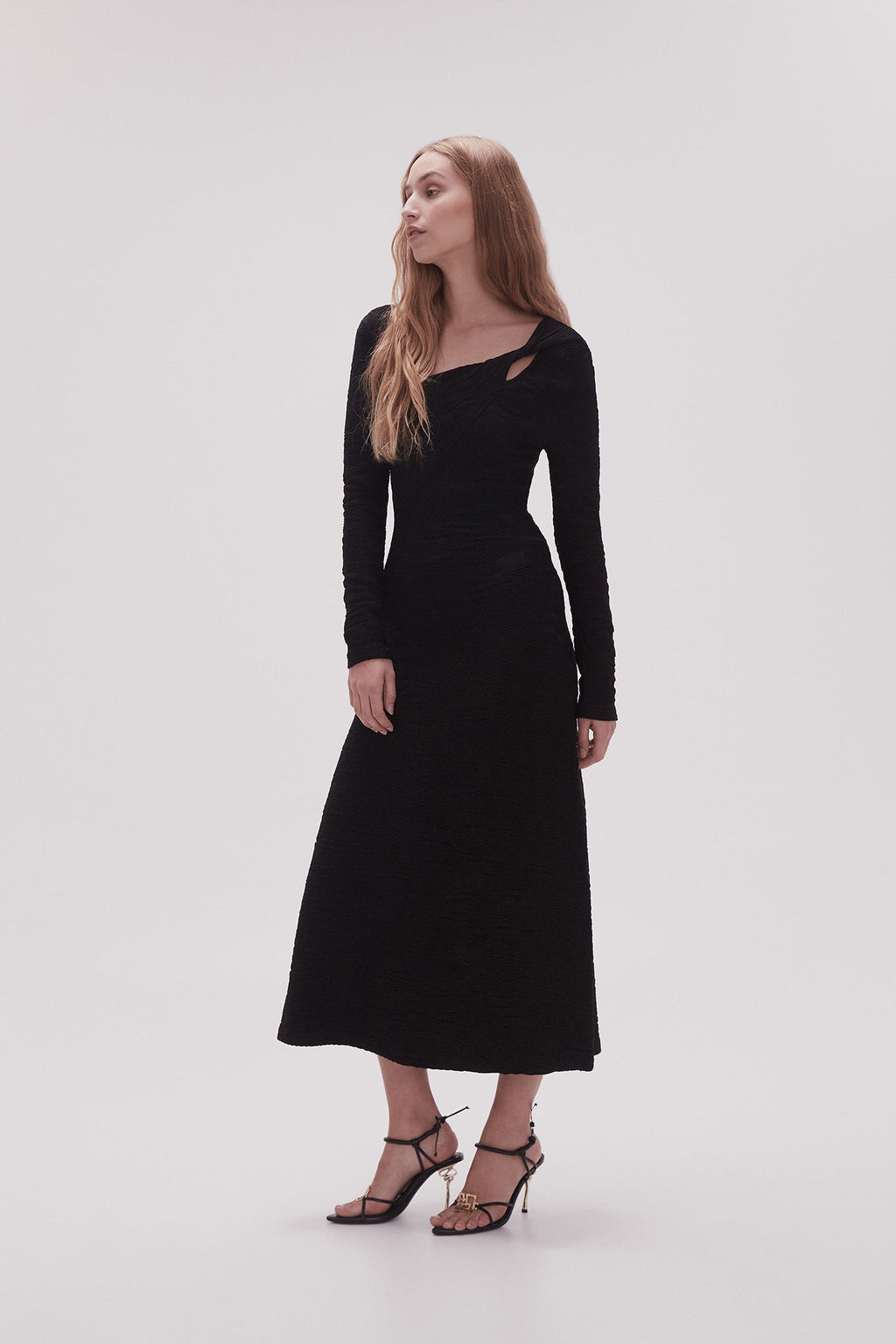 Celeste Twist Knit Midi Dress