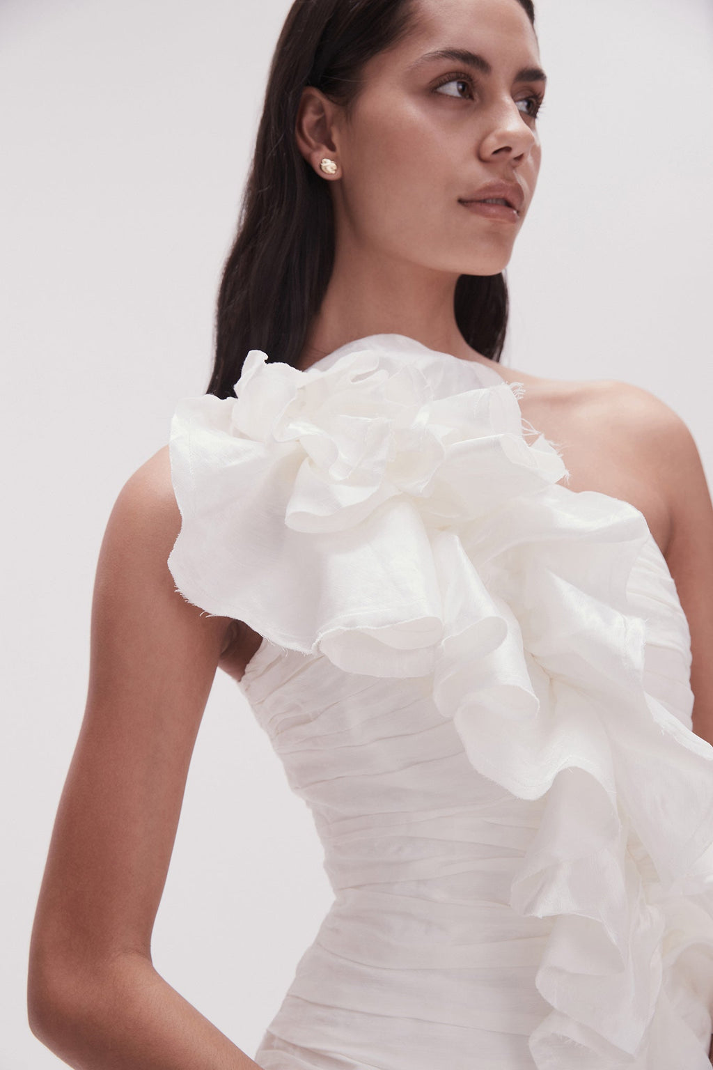 Adelia Ruffle Mini Dress
