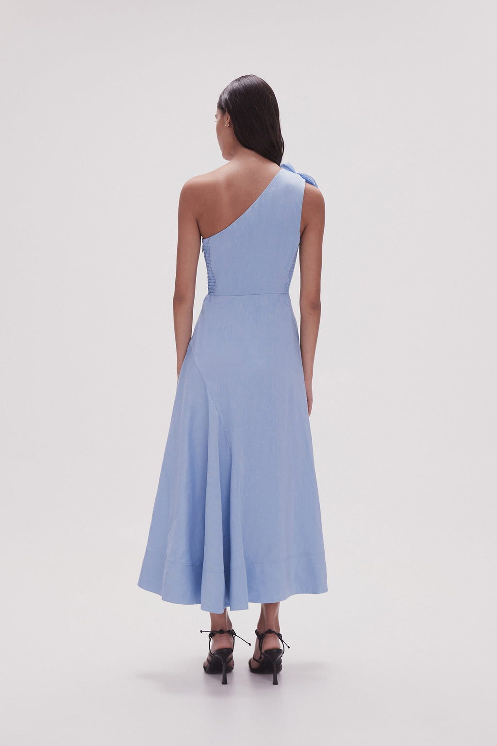 Adelia Ruffle Midi Dress