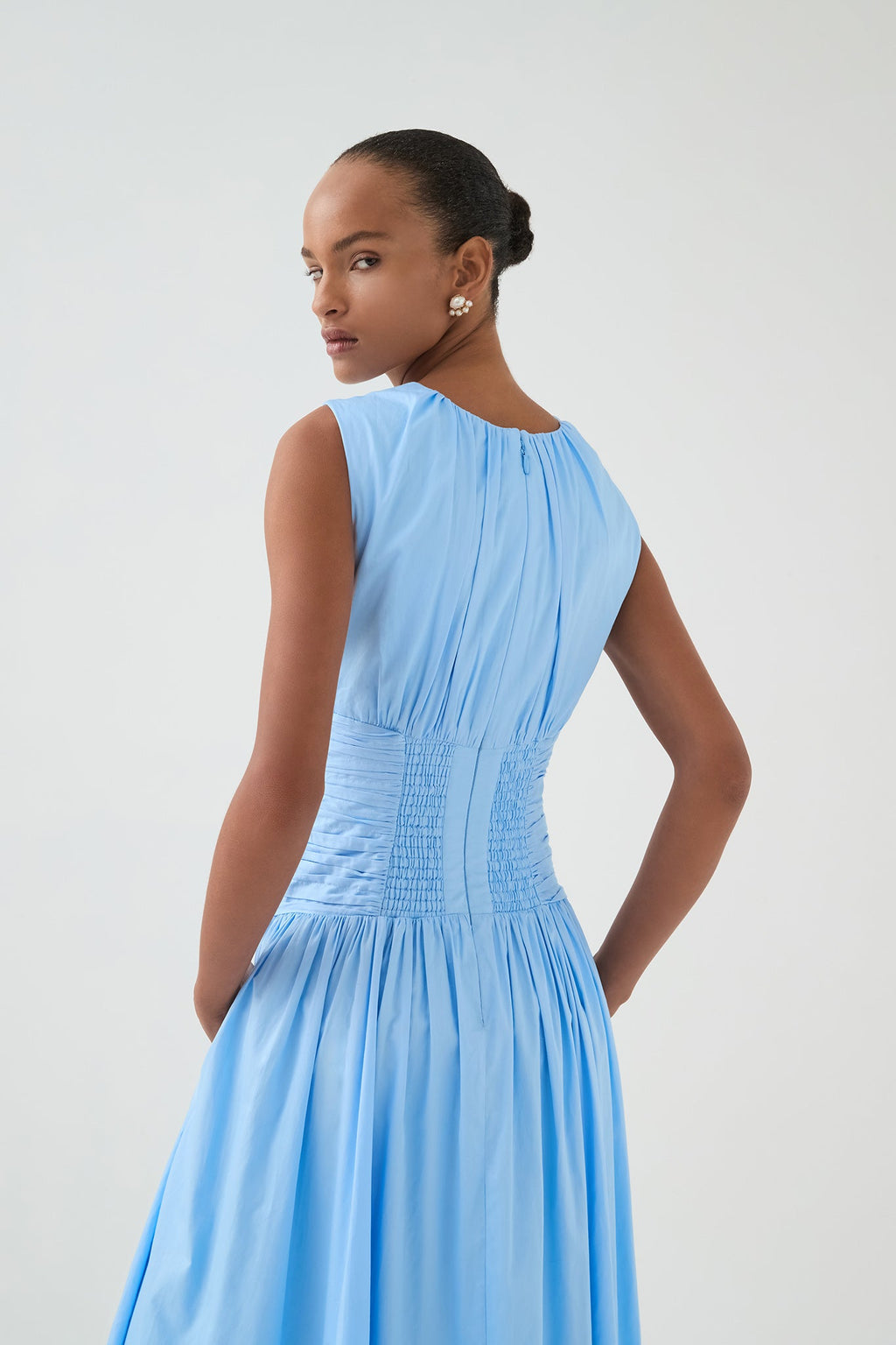 Agatha Knot Waist Midi Dress