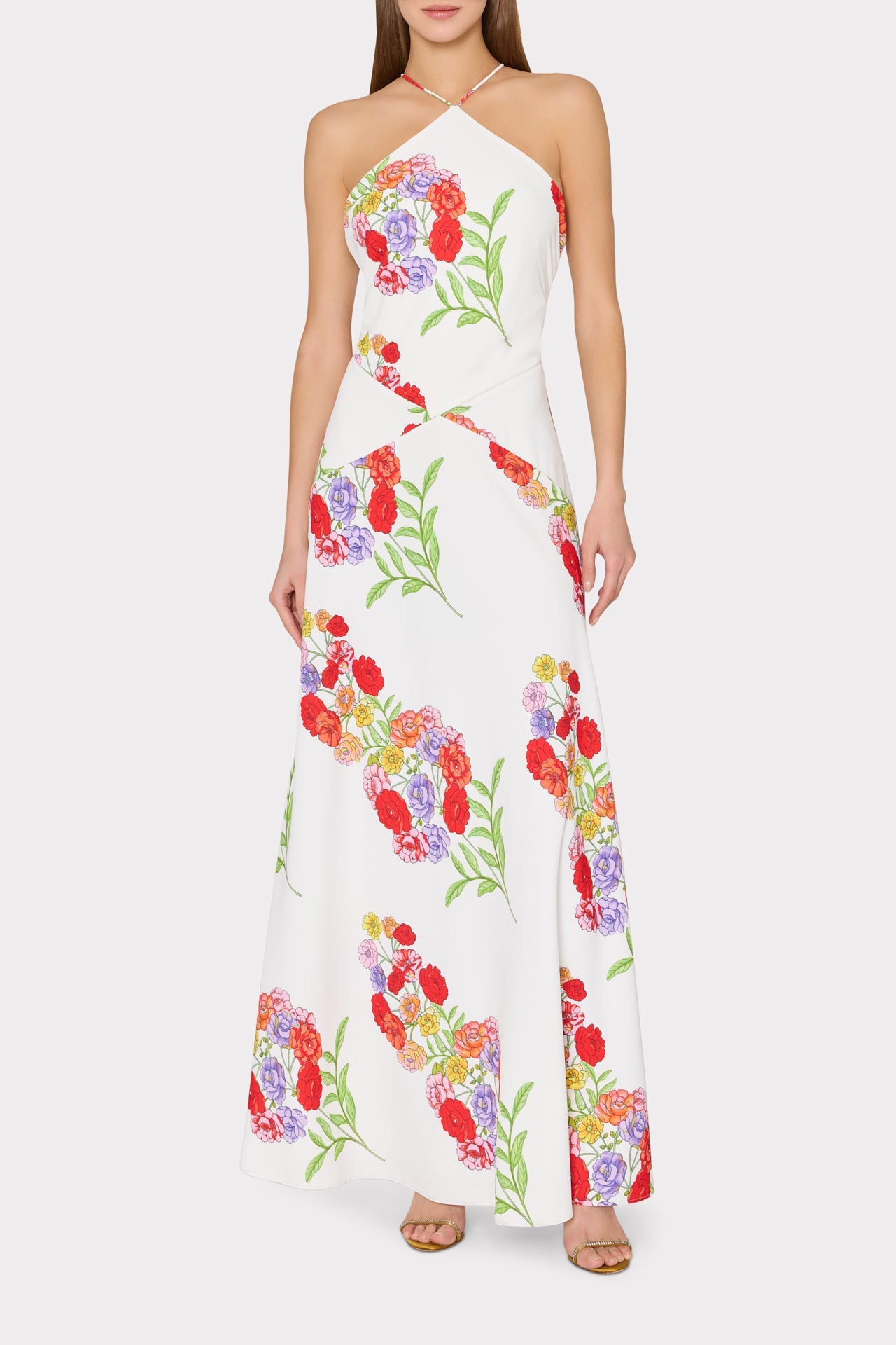 Leda Printed Maxi Dress