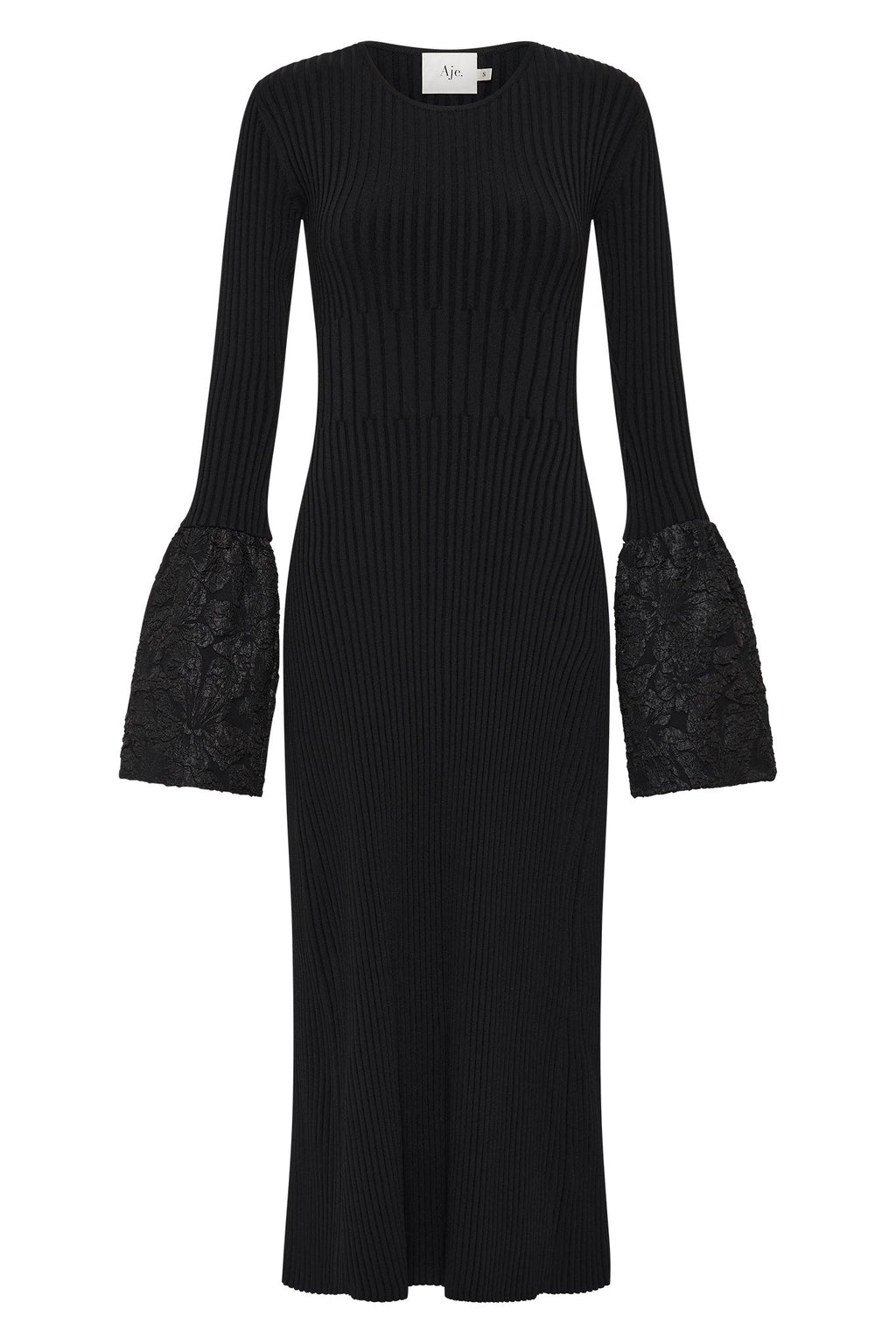 Flute Knit Midi Dress