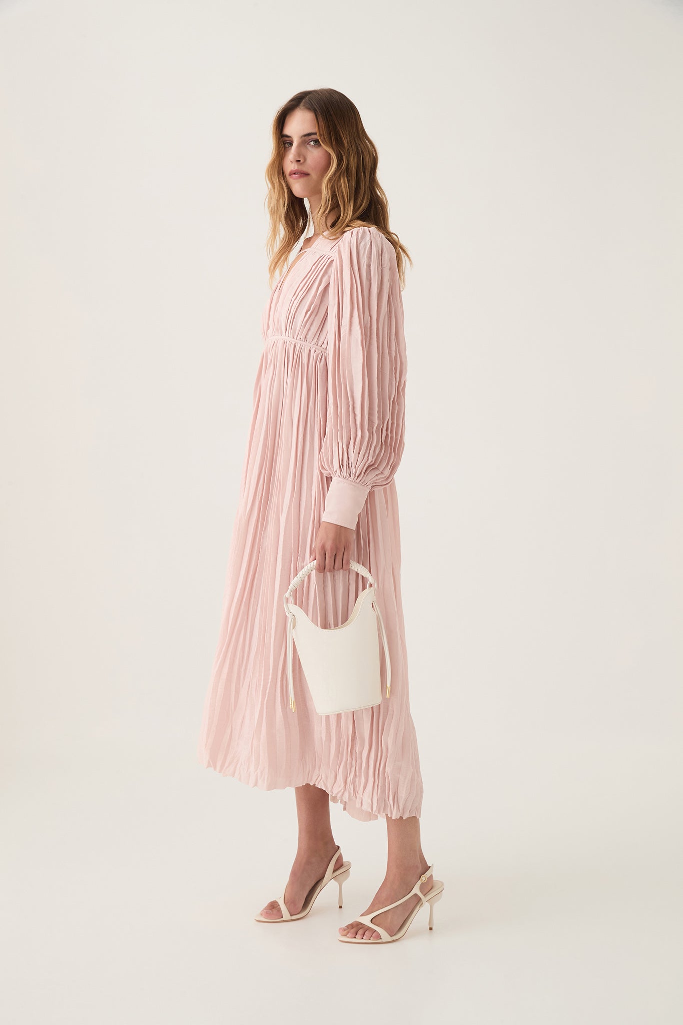 Catalyst Pleated Midi Dress