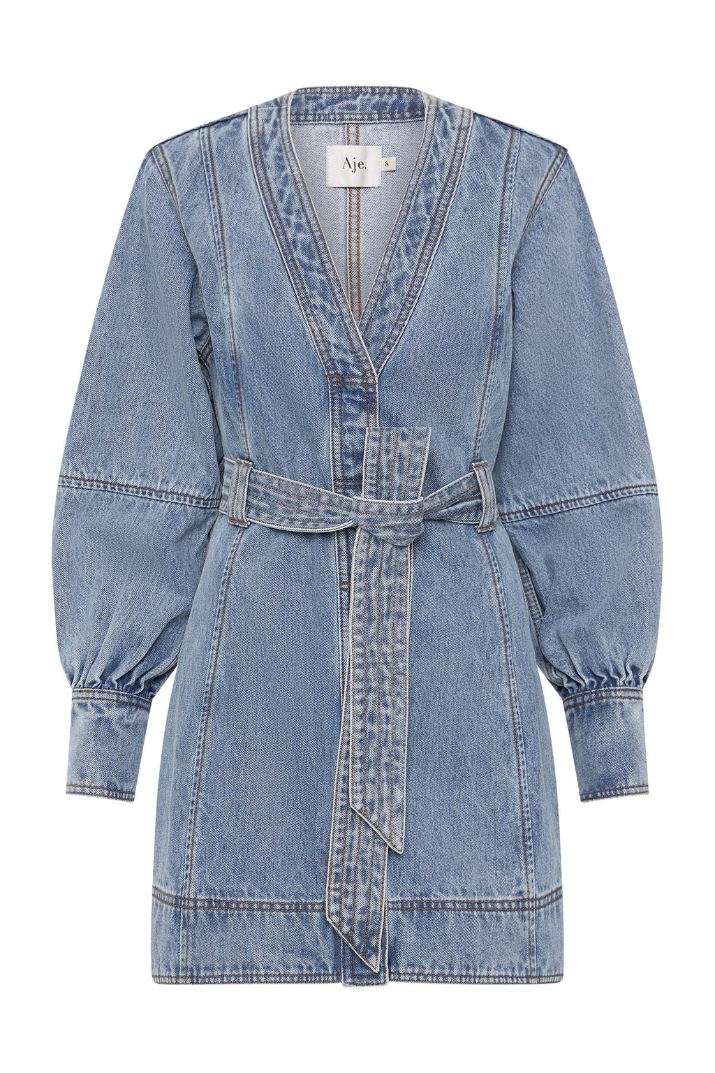 Outline Denim Mini Dress