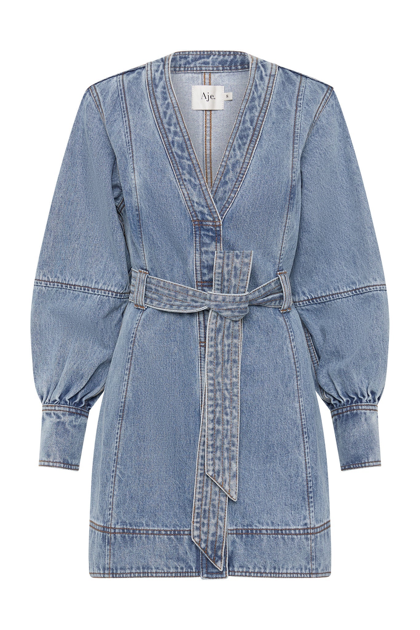 Outline Denim Mini Dress