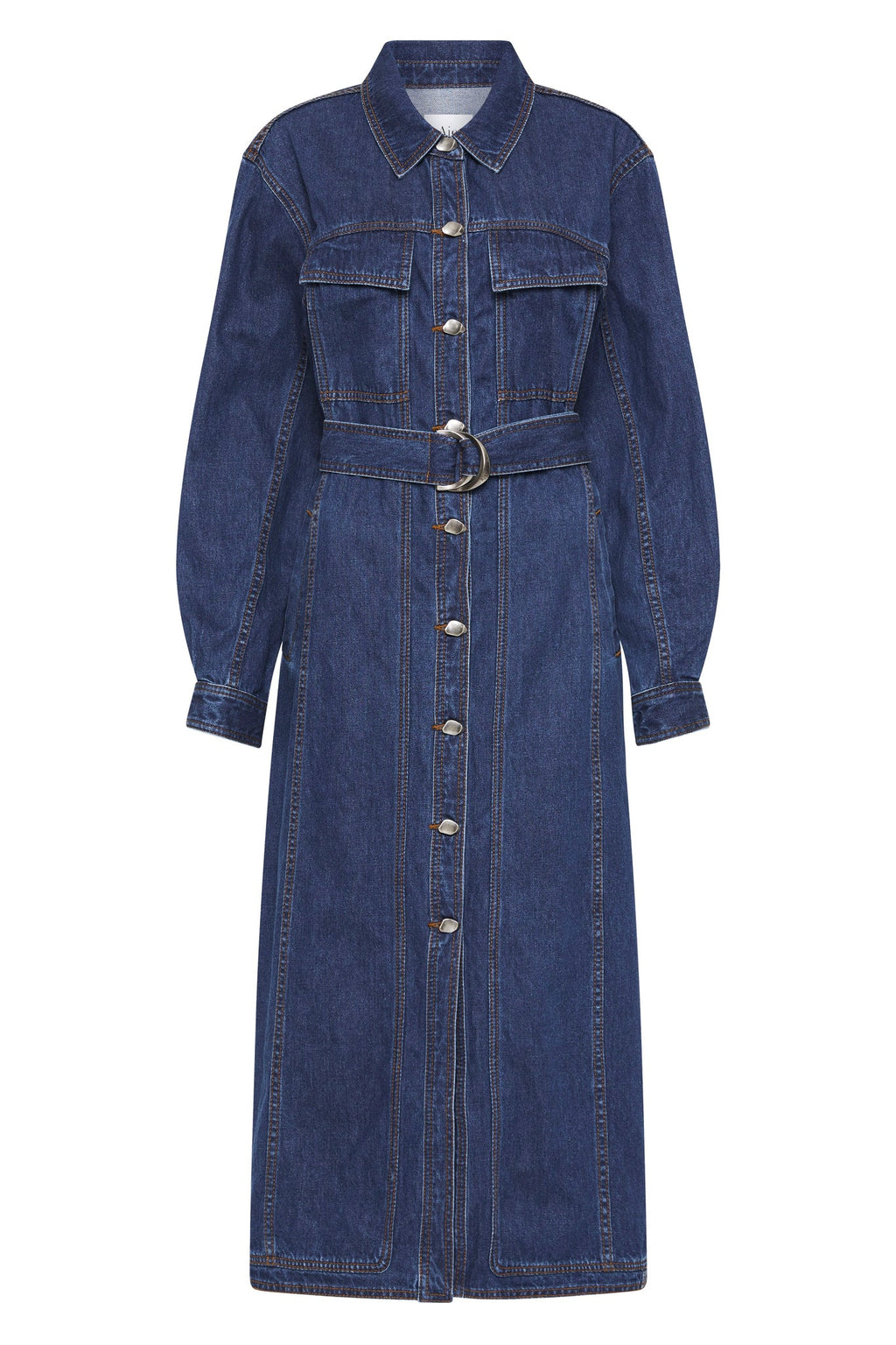 Neo Denim Midi Dress