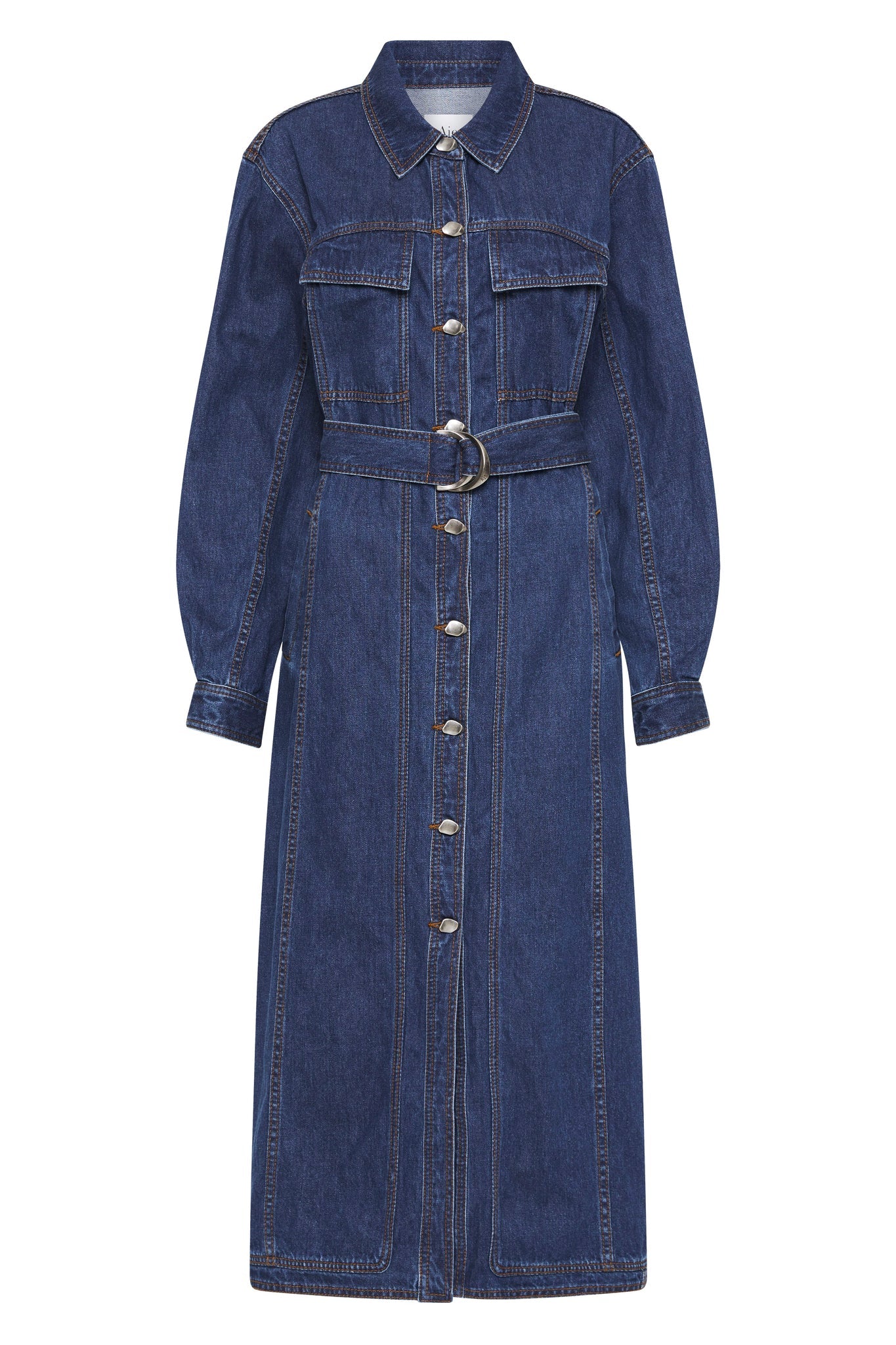 Neo Denim Midi Dress
