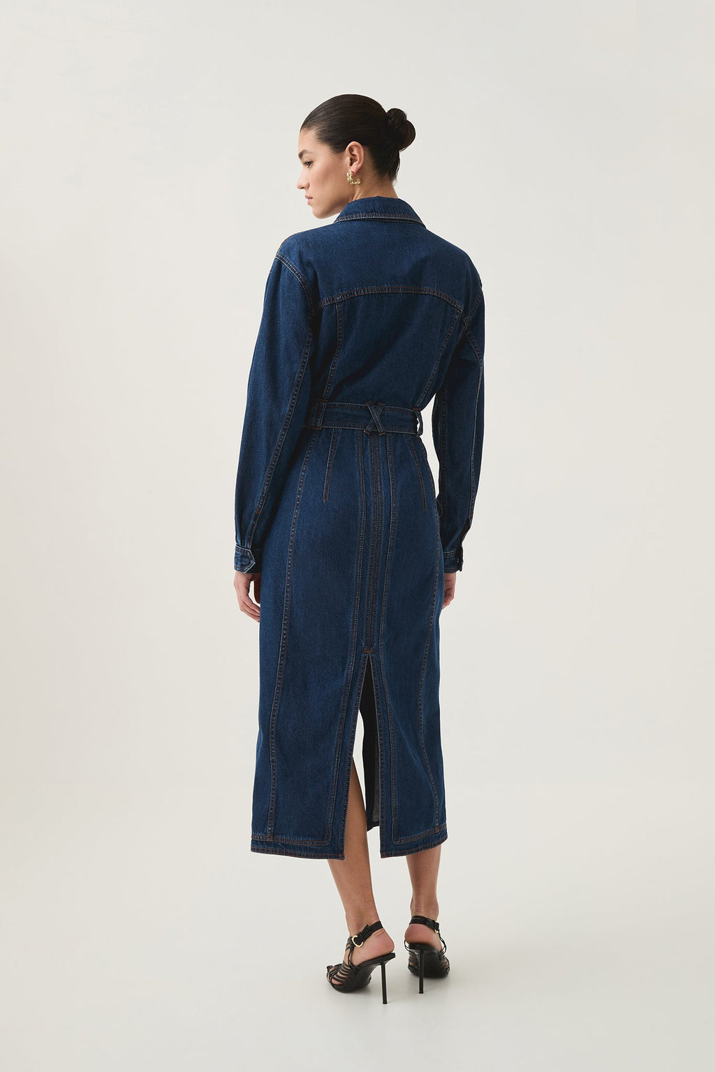 Neo Denim Midi Dress