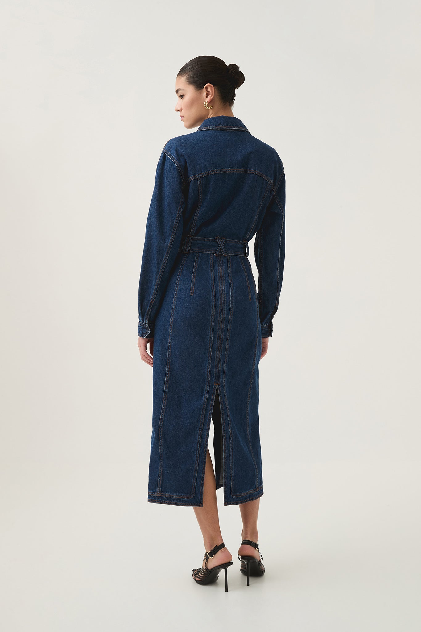 Neo Denim Midi Dress