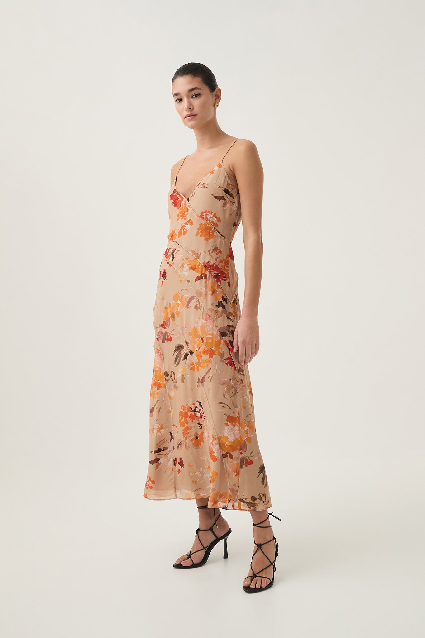 Exurbia Seamed Midi Dress