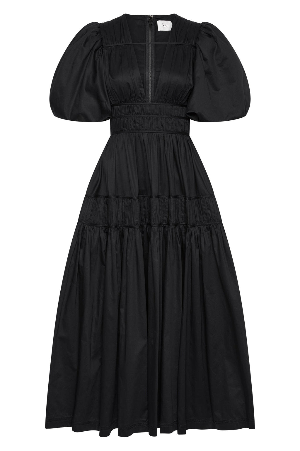 Fallingwater Ruched Midi Dress