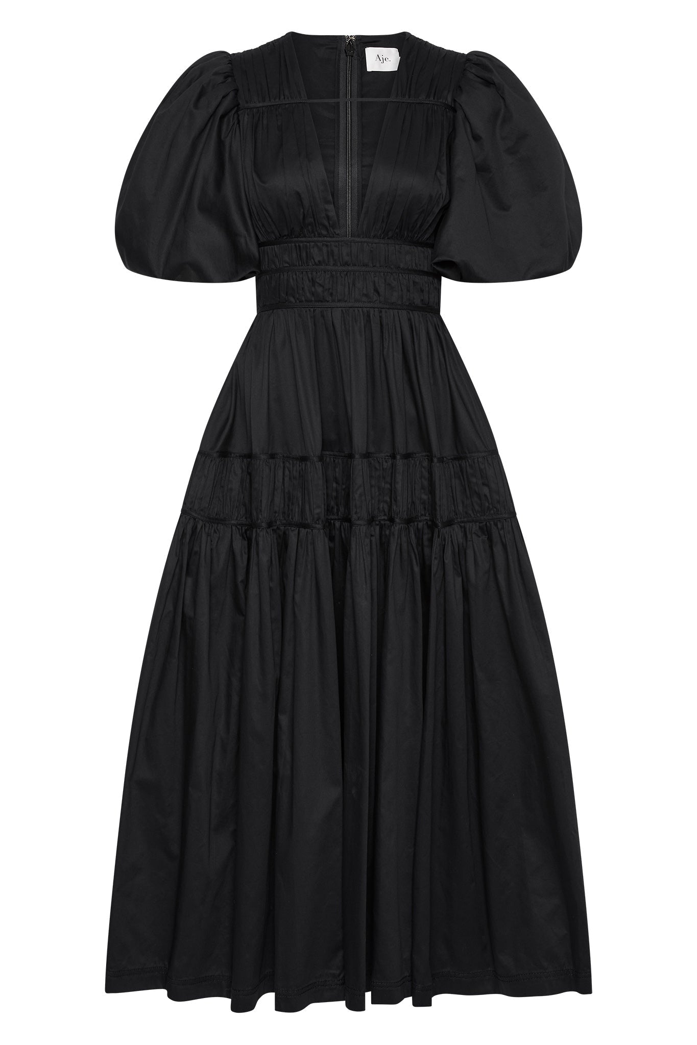 Fallingwater Ruched Midi Dress