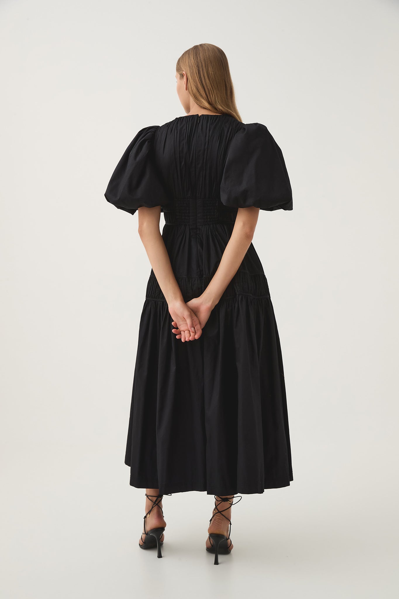 Fallingwater Ruched Midi Dress