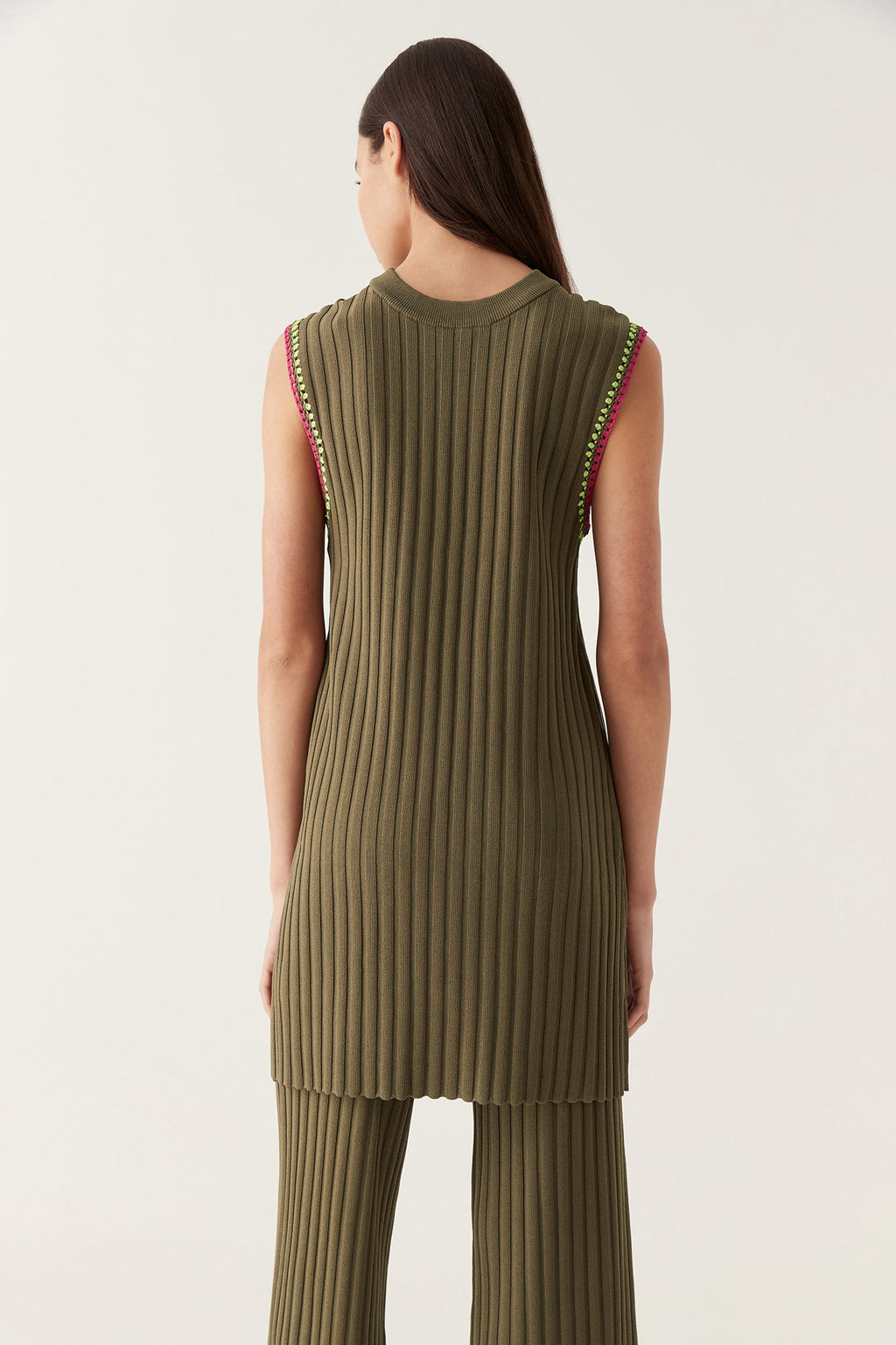 Tazia Crochet Edge Mini Dress