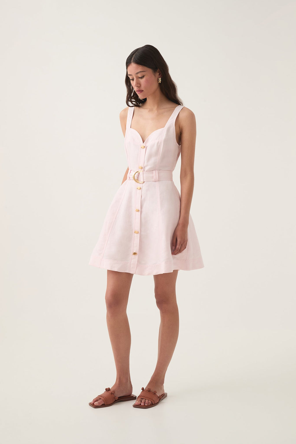 Clay Belted Mini Dress