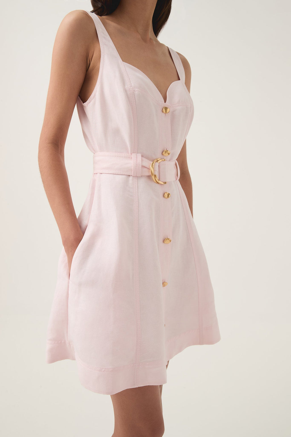 Clay Belted Mini Dress