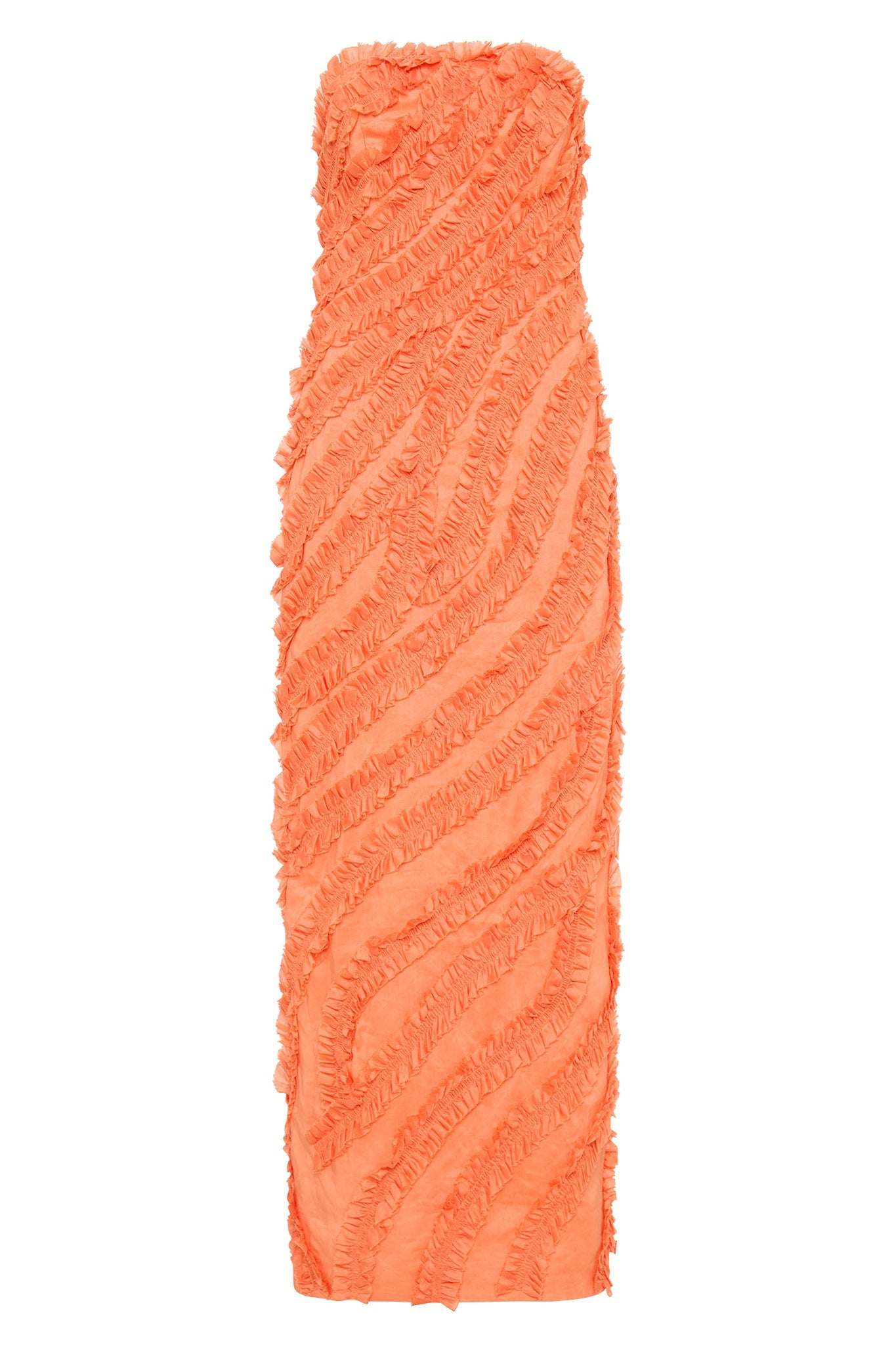 Terrene Frill Maxi Dress