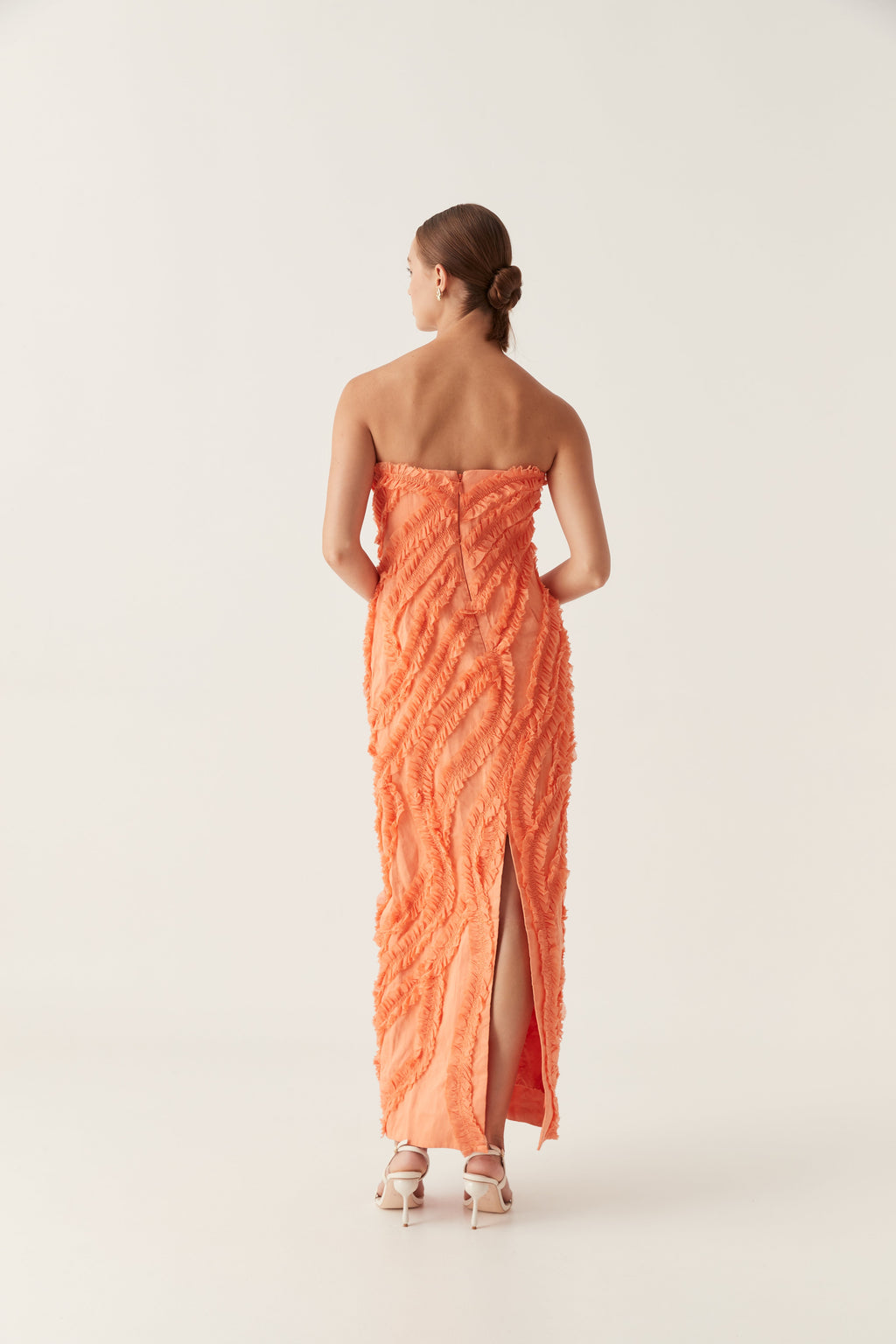 Terrene Frill Maxi Dress