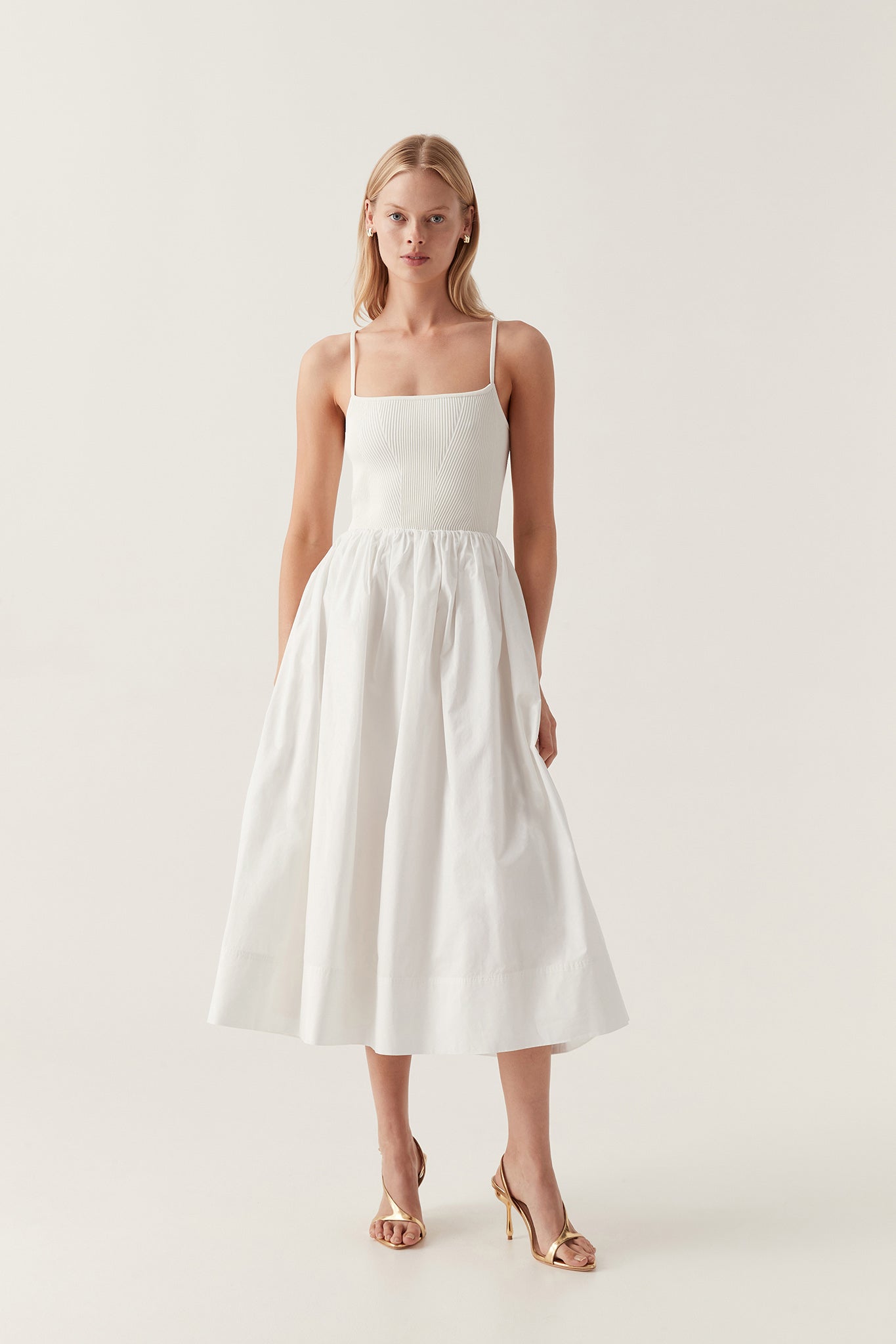 Danica Tie Back Midi Dress